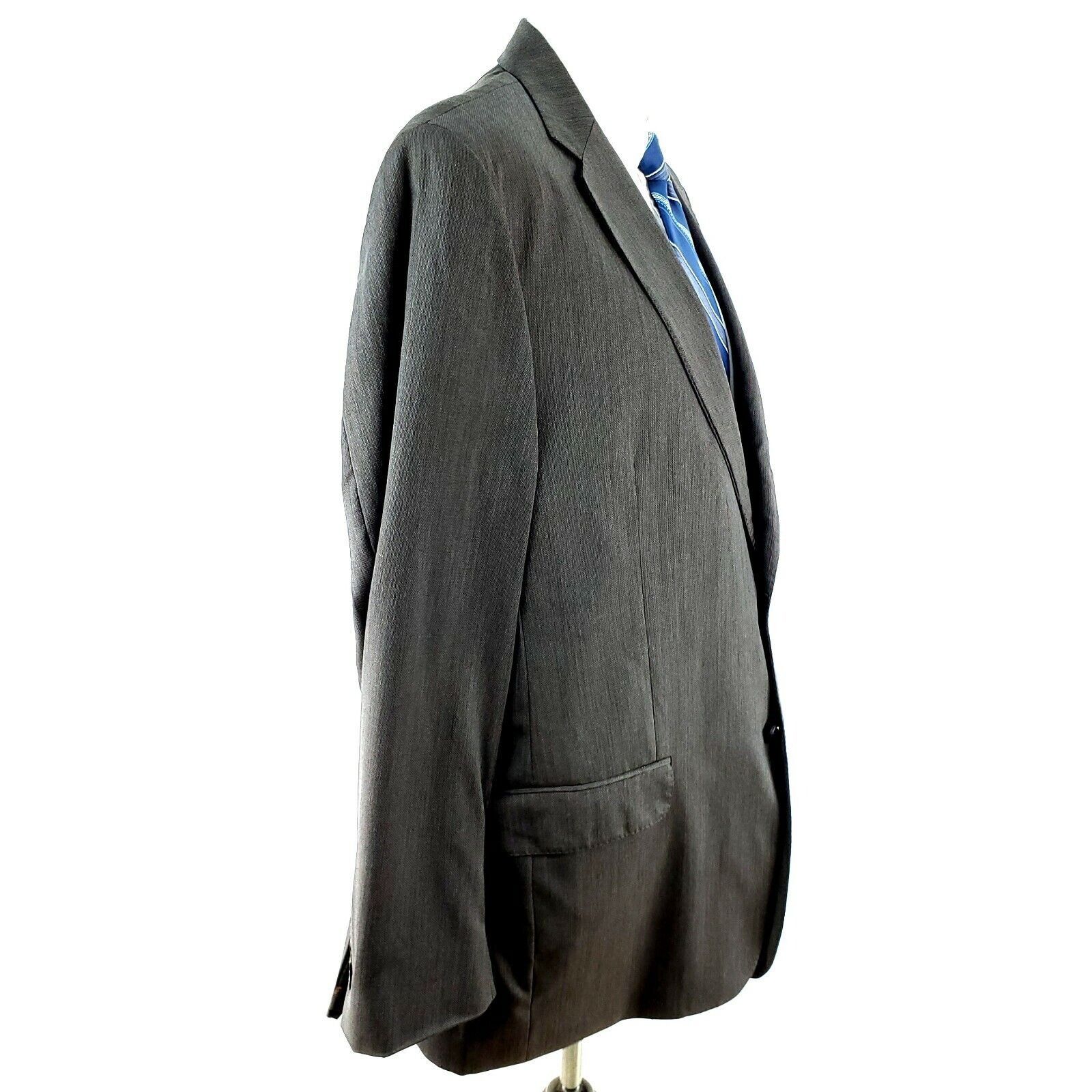 Jos. A. Bank Joseph Jos A Bank Wool 2 Button Blazer 42L Gray (can be worn Size 42L - 7 Thumbnail