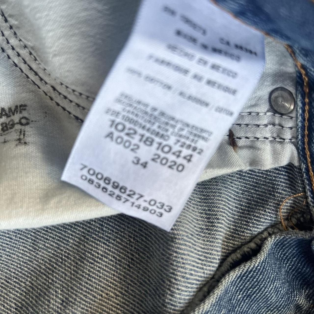 Lee × Vintage Vintage Y2K Essential Skater Style Grunge Denim Jean Short Size US 34 / EU 50 - 6 Thumbnail