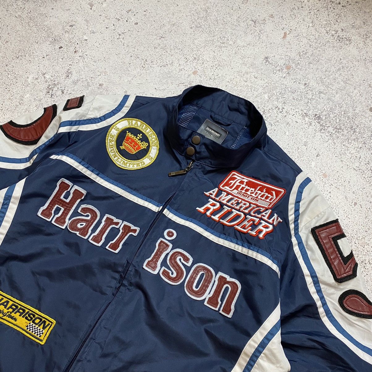 Vintage Vintage Racing Jacket Harrison Gibson Dare Devil Moto Y2K Size US M / EU 48-50 / 2 - 3 Thumbnail