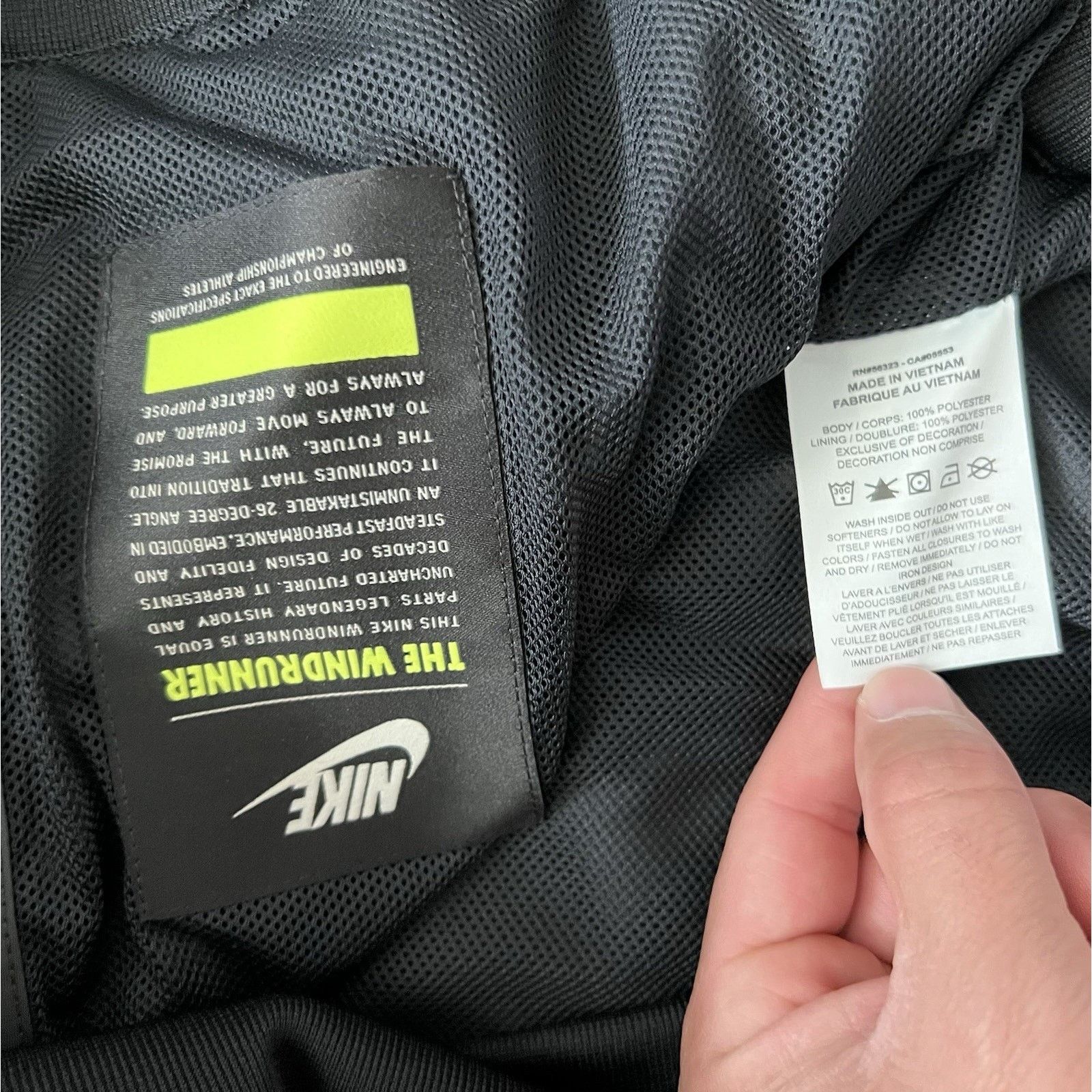Nike Nike Windrunner Full Zip Hoodie Windbreaker Black Medium Size US M / EU 48-50 / 2 - 10 Thumbnail