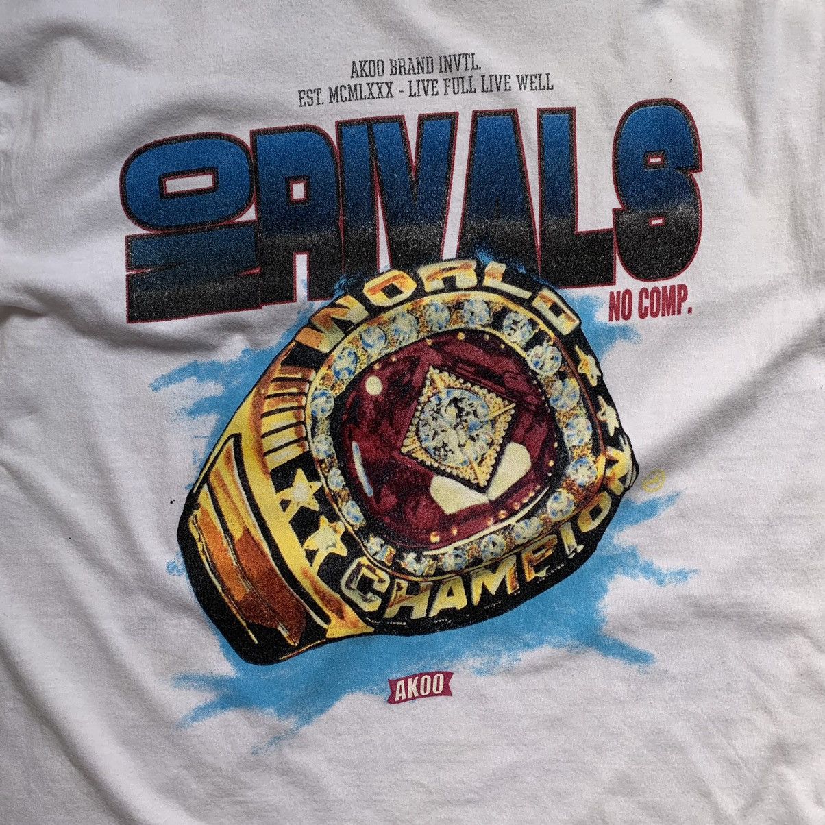 AKOO AKOO Clothing World Champions Ring T-Shirt Size US XL / EU 56 / 4 - 4 Thumbnail