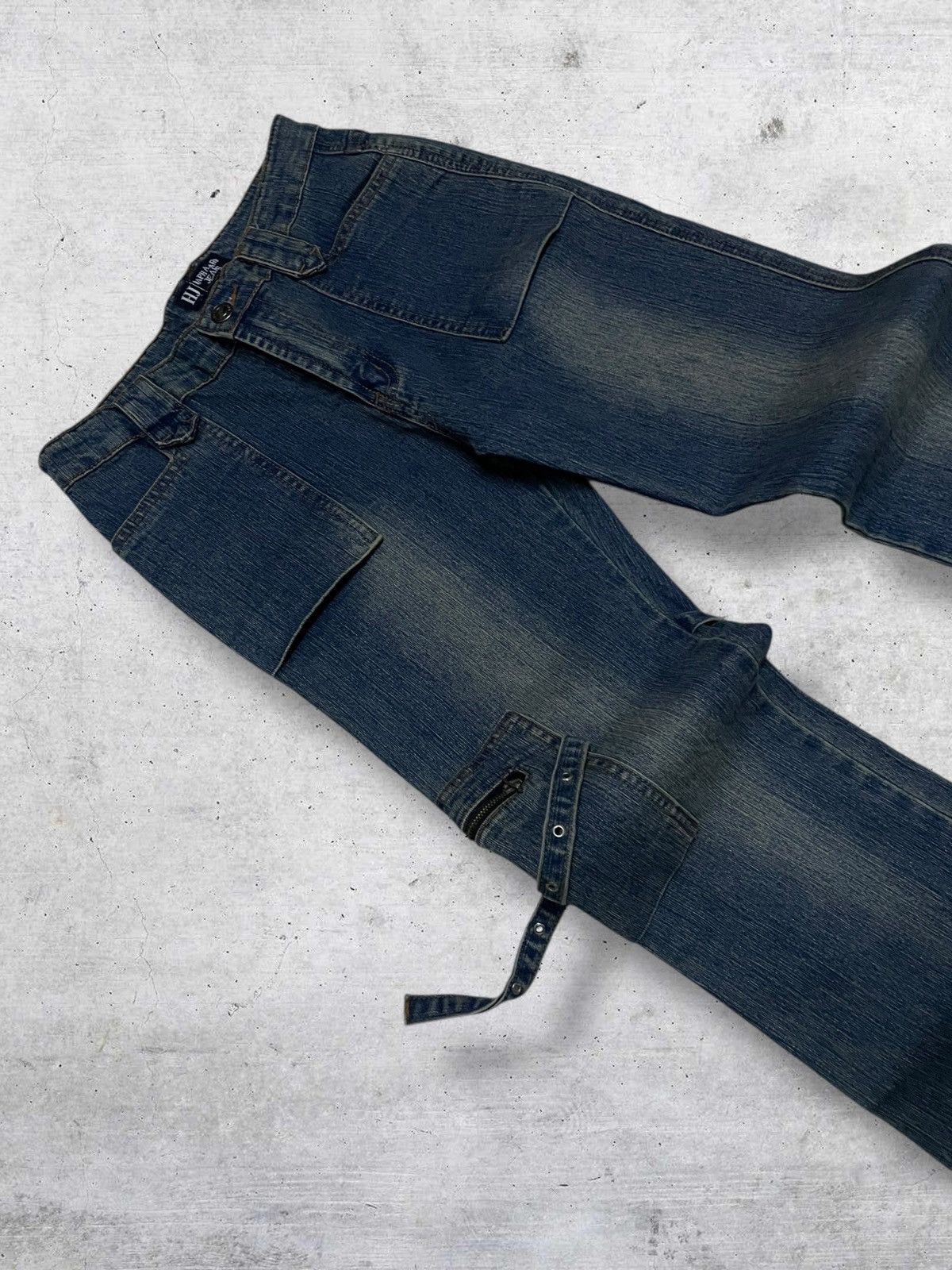 Japanese Brand VINTAGE HAPHAZARD JAPAN DESIGNER 90S BONDAGE PUNK FLARED OG Size US 26 / EU 42 - 7 Thumbnail