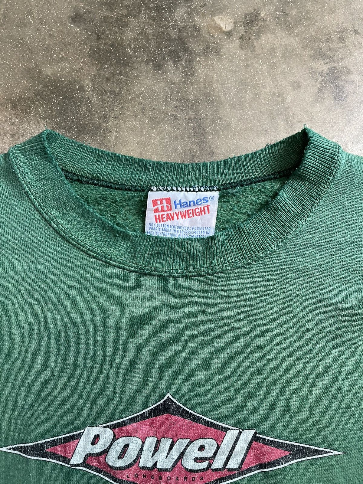 Powell Peralta × Welcome Skateboards Vintage Powell Long boards sweatshirt rare📸 Size US L / EU 52-54 / 3 - 4 Thumbnail
