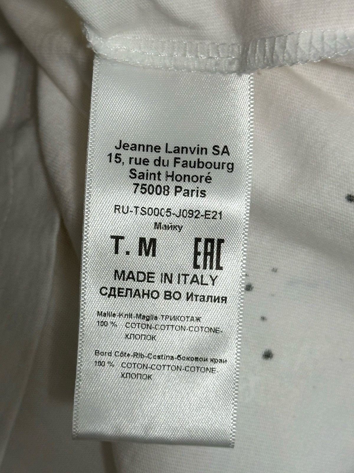 Gallery Dept. × Lanvin Lanvin x Gallery Dept. Logos Printed T-Shirt Size US M / EU 48-50 / 2 - 6 Thumbnail
