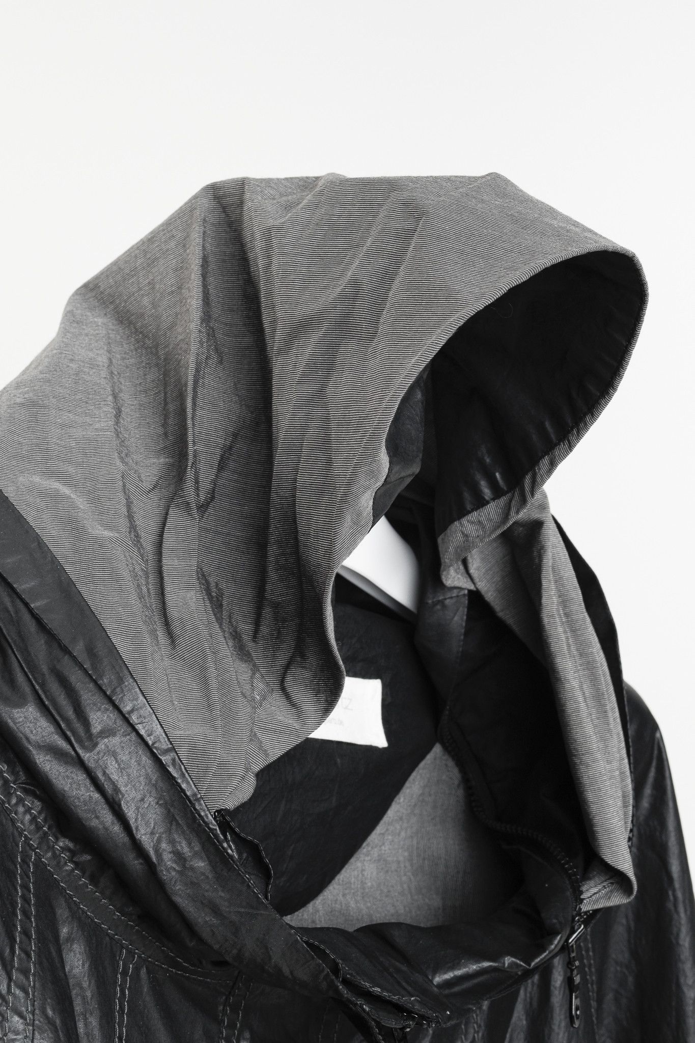 Annette Gortz Annette Gortz Coated Cotton Concealed Hood Bomber Jacket Size M / US 6-8 / IT 42-44 - 8 Thumbnail
