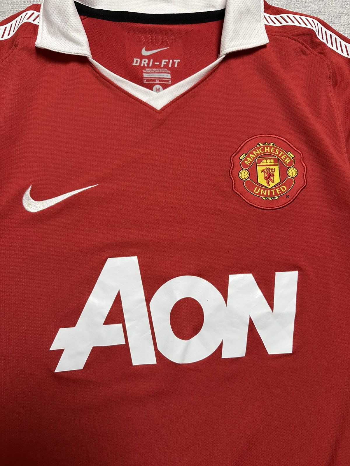Nike × Vintage Nike Manchester United Vintage Home Jersey 2010/2011 Size US M / EU 48-50 / 2 - 6 Thumbnail