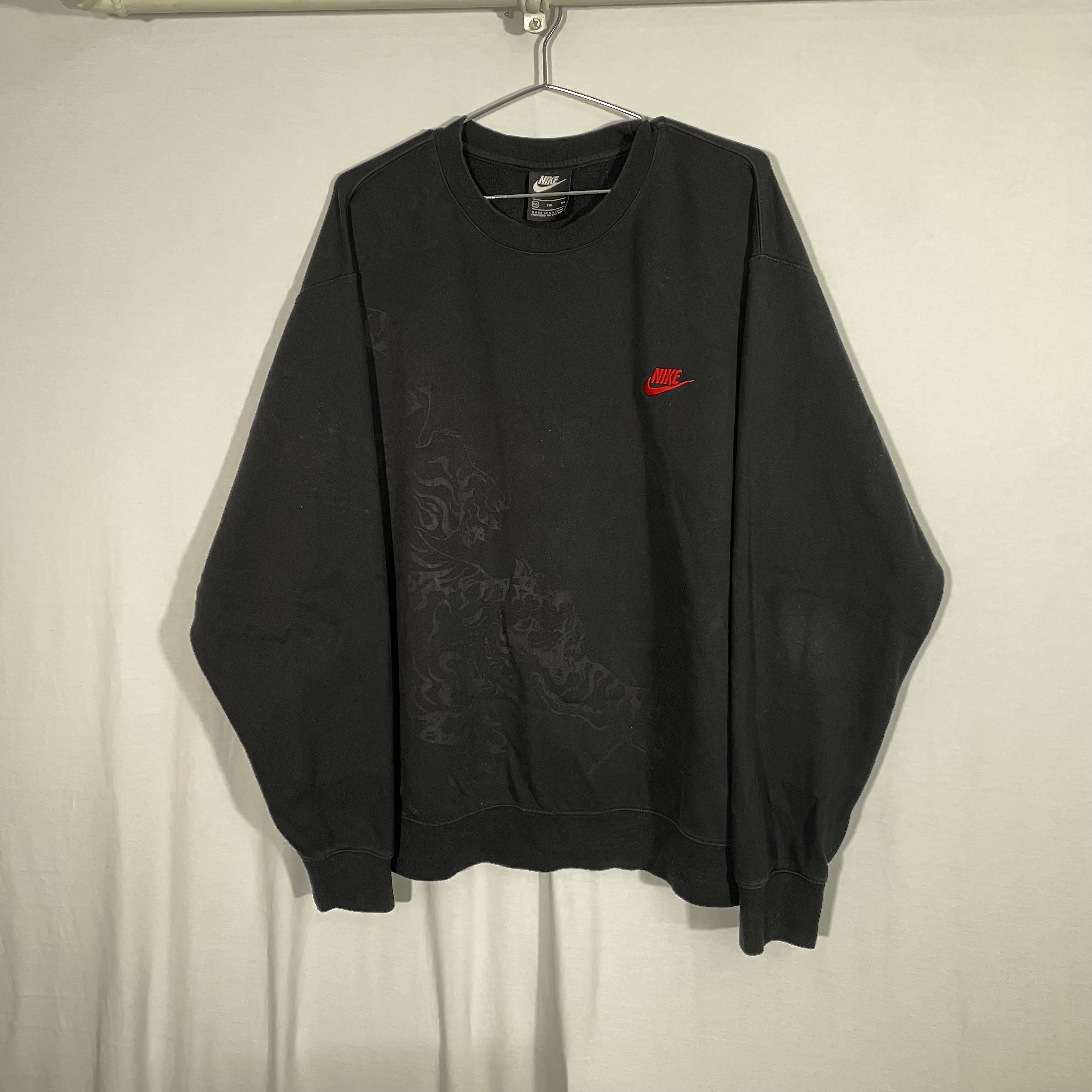 Nike Nike sweatshirt grunge alt rare y2k custom Tiger 1 of 1 Size US XXL / EU 58 / 5 - 1 Thumbnail
