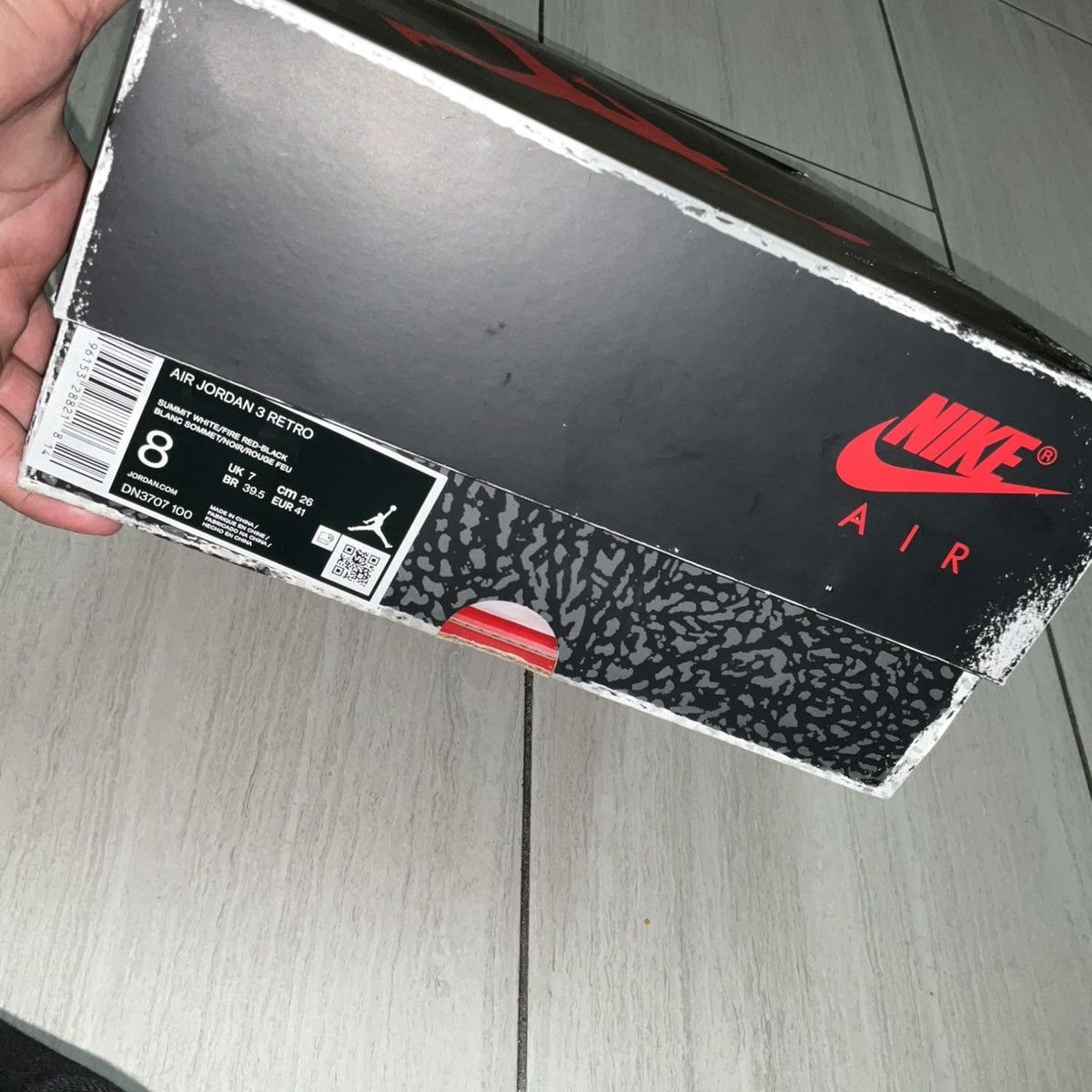 Jordan Brand Jordan 3 white cement mens size 8 Size US 8 / EU 41 - 4 Thumbnail