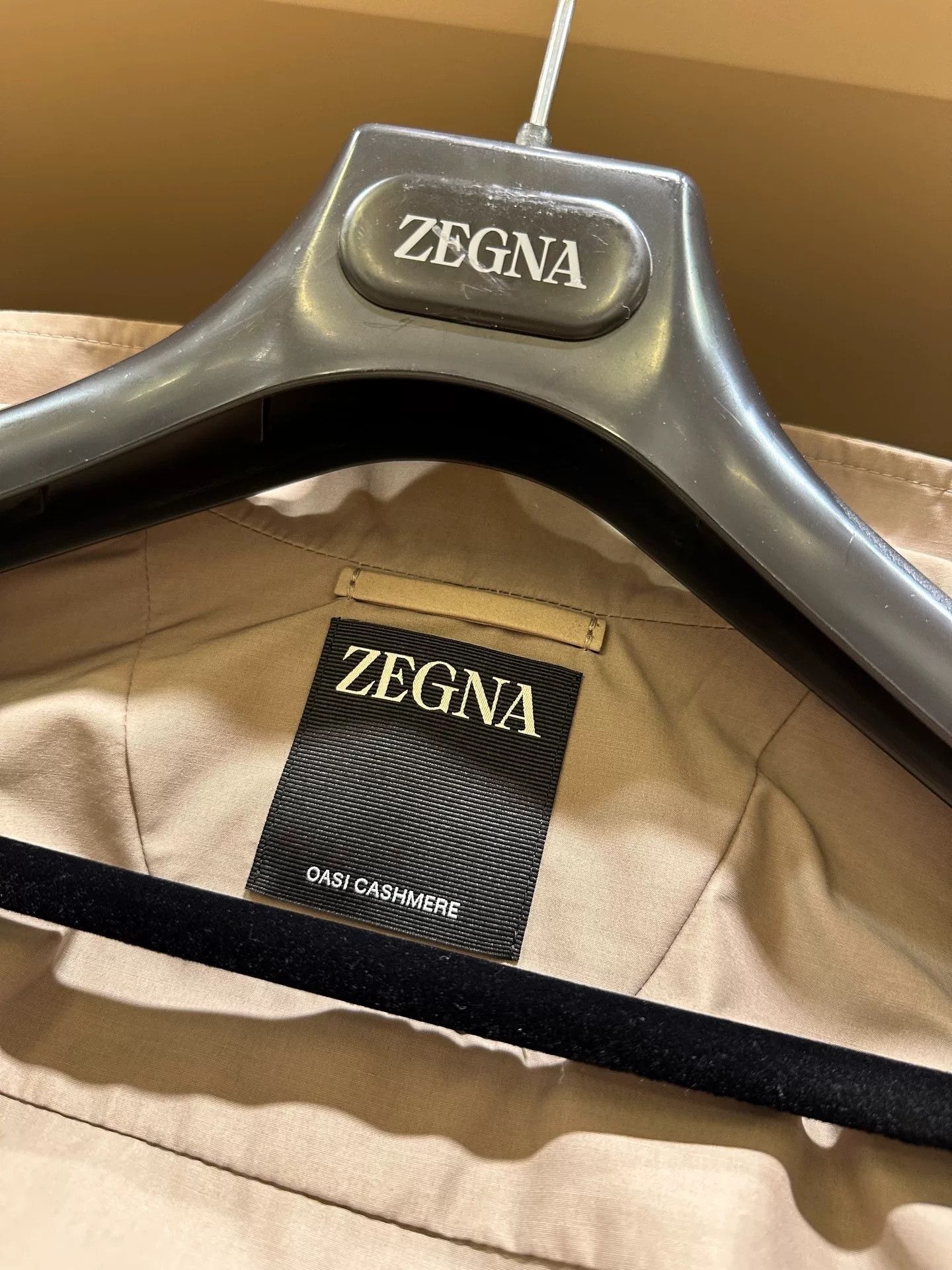 Ermenegildo Zegna Zegna Beige Men’s Thin Jacket Size US M / EU 48-50 / 2 - 5 Thumbnail