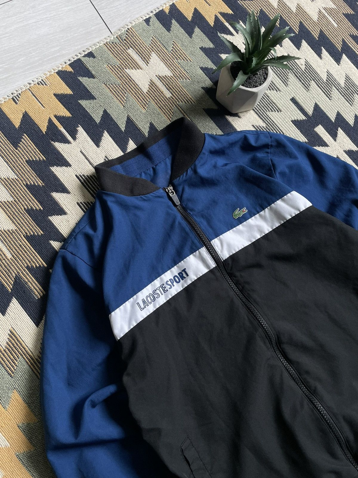 Lacoste Vintage Lacoste Sport Logo Nylon Track Bomber Size US S / EU 44-46 / 1 - 4 Thumbnail