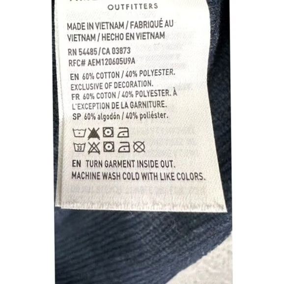 American Eagle Outfitters VINTAGE American Eagle Shirt Mens Large Blue Waffle-Knit Thermal Tee Long Sleeve Crew Neck Cotton Polyester Breathable Size US L / EU 52-54 / 3 - 6 Thumbnail