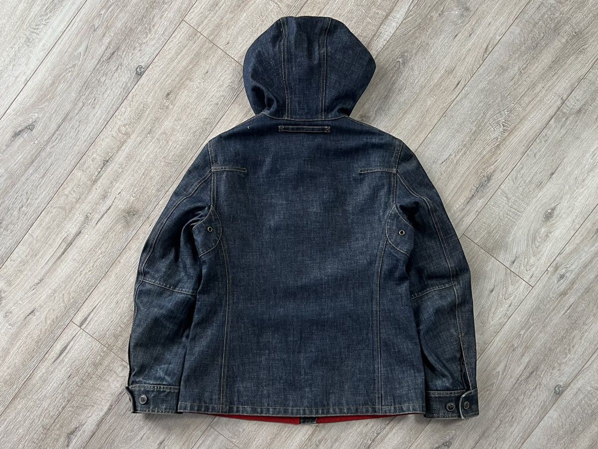 Goretex × Prada PRADA Jacket Denim Hooded Gore Tex Insulated