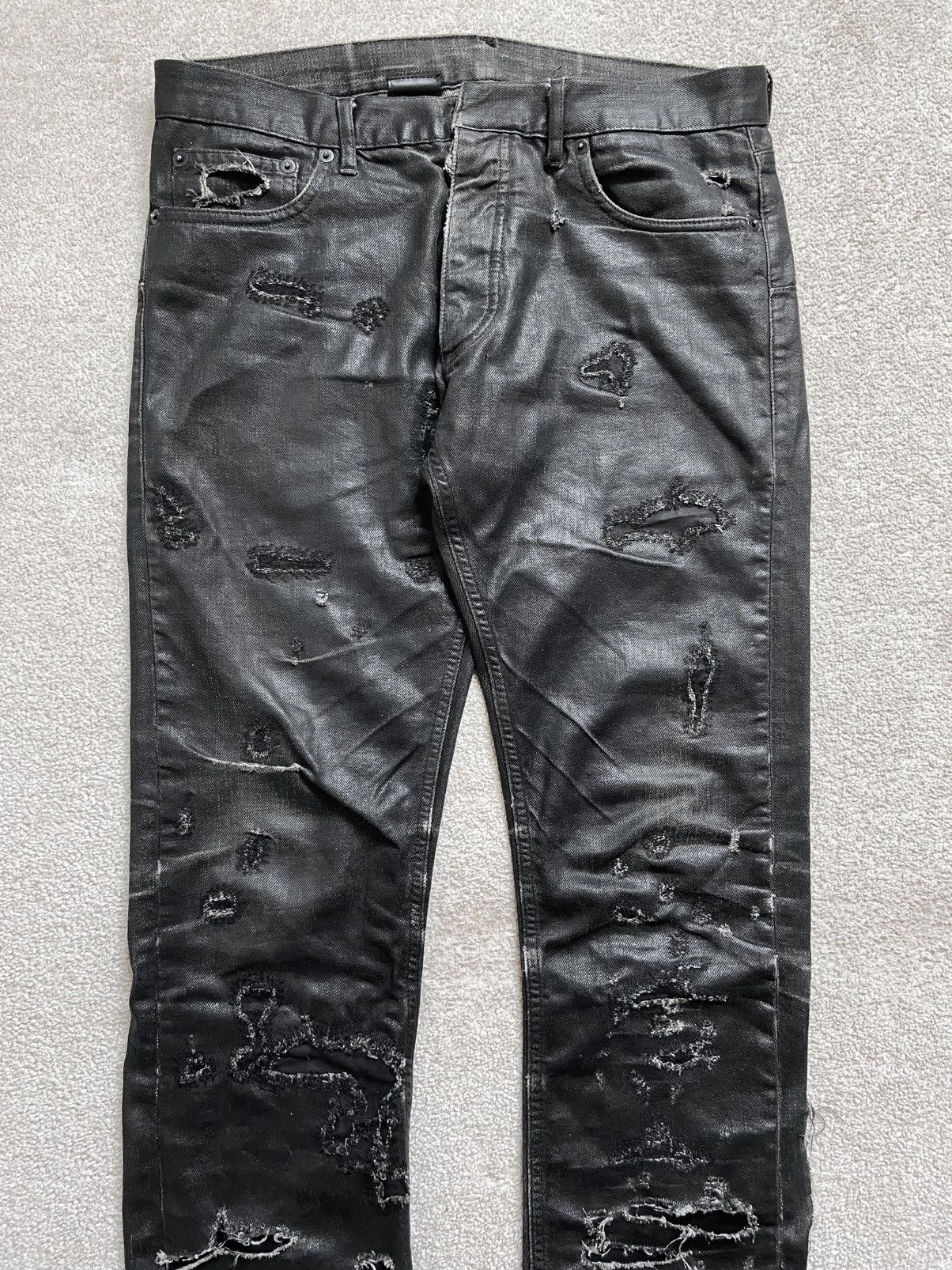Dior Dior Homme SS04 Strip denim by Hedi Slimane | Grailed