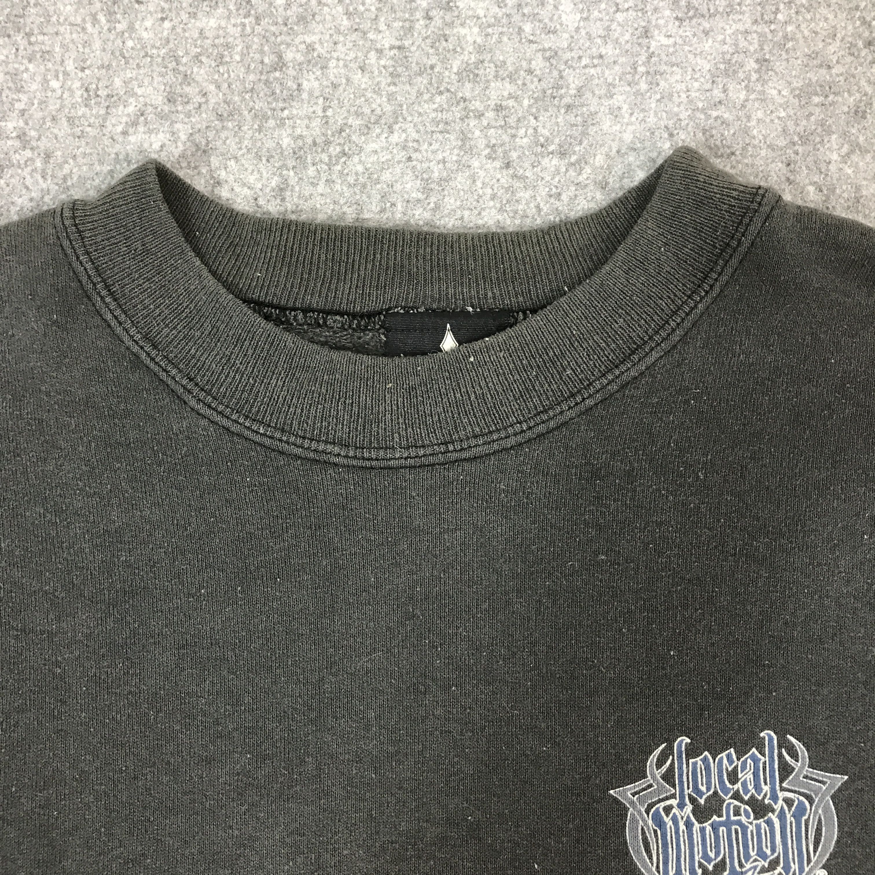 Vintage Locol Motion Gothic Black faded Style sweatshirts Size US L / EU 52-54 / 3 - 9 Thumbnail