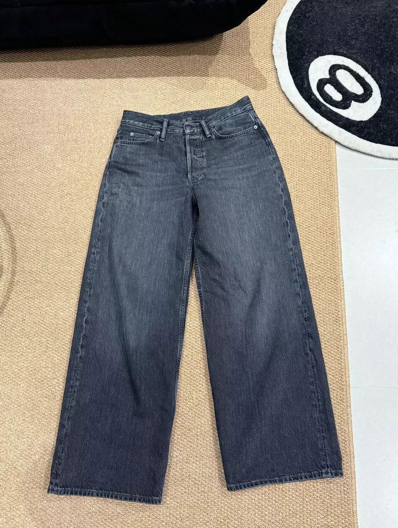 Acne Studios acne studios Wide-leg washed jeans 2504-Nextarrow Size US 28 / EU 44 - 1 Thumbnail