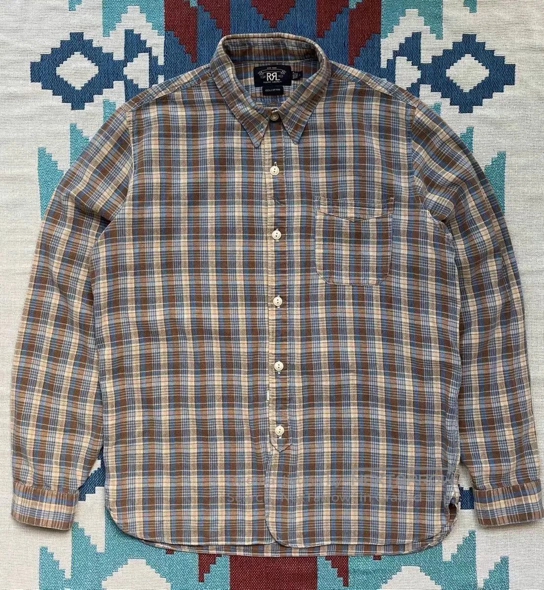 RRL Ralph Lauren × Ralph Lauren Vintage Inspired RRL Rayon Collar