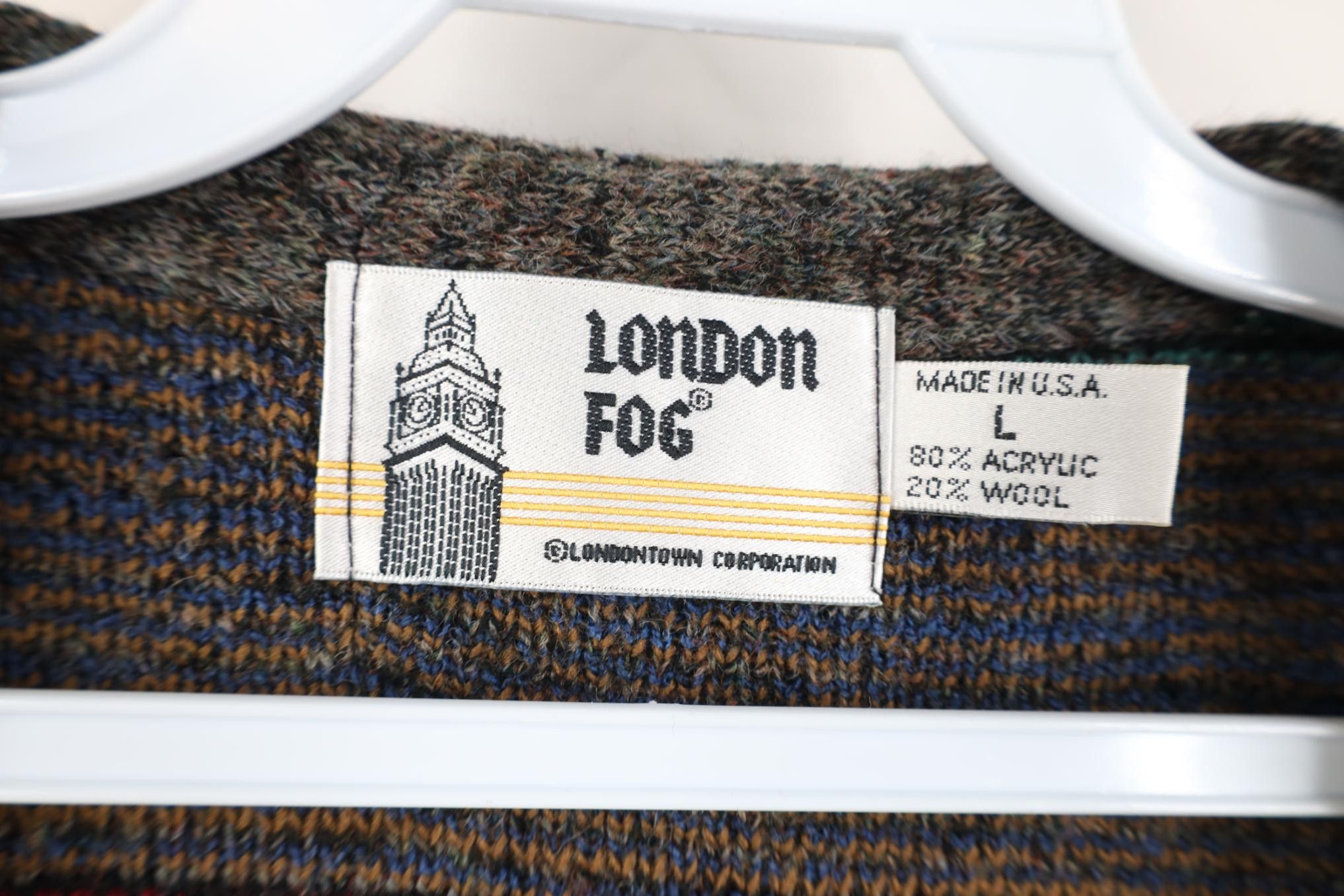 Vintage Vintage 90s Streetwear Rainbow Fair Isle Sweater Vest USA Size US L / EU 52-54 / 3 - 6 Thumbnail
