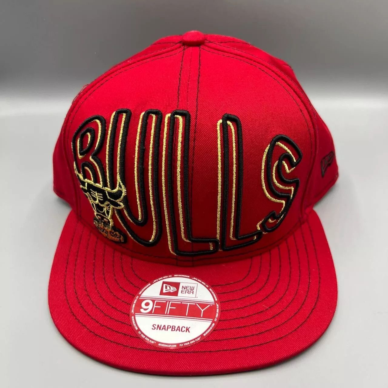New Era Chicago Bulls Hat Men 9Fifty New Era NBA Snap Back Cap New Size ONE SIZE - 1 Thumbnail