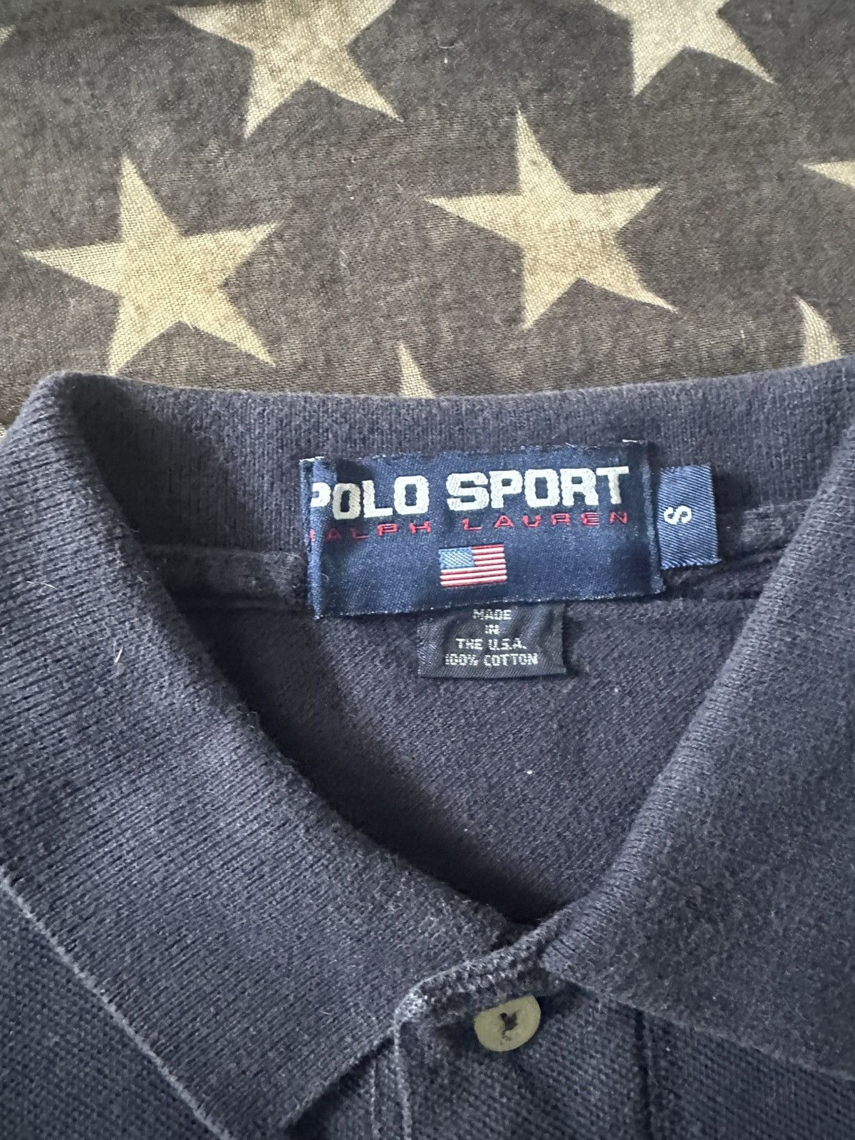 Polo Ralph Lauren Polo Sport By Ralph Lauren USA Flag Polo Shirt Size US S / EU 44-46 / 1 - 3 Thumbnail