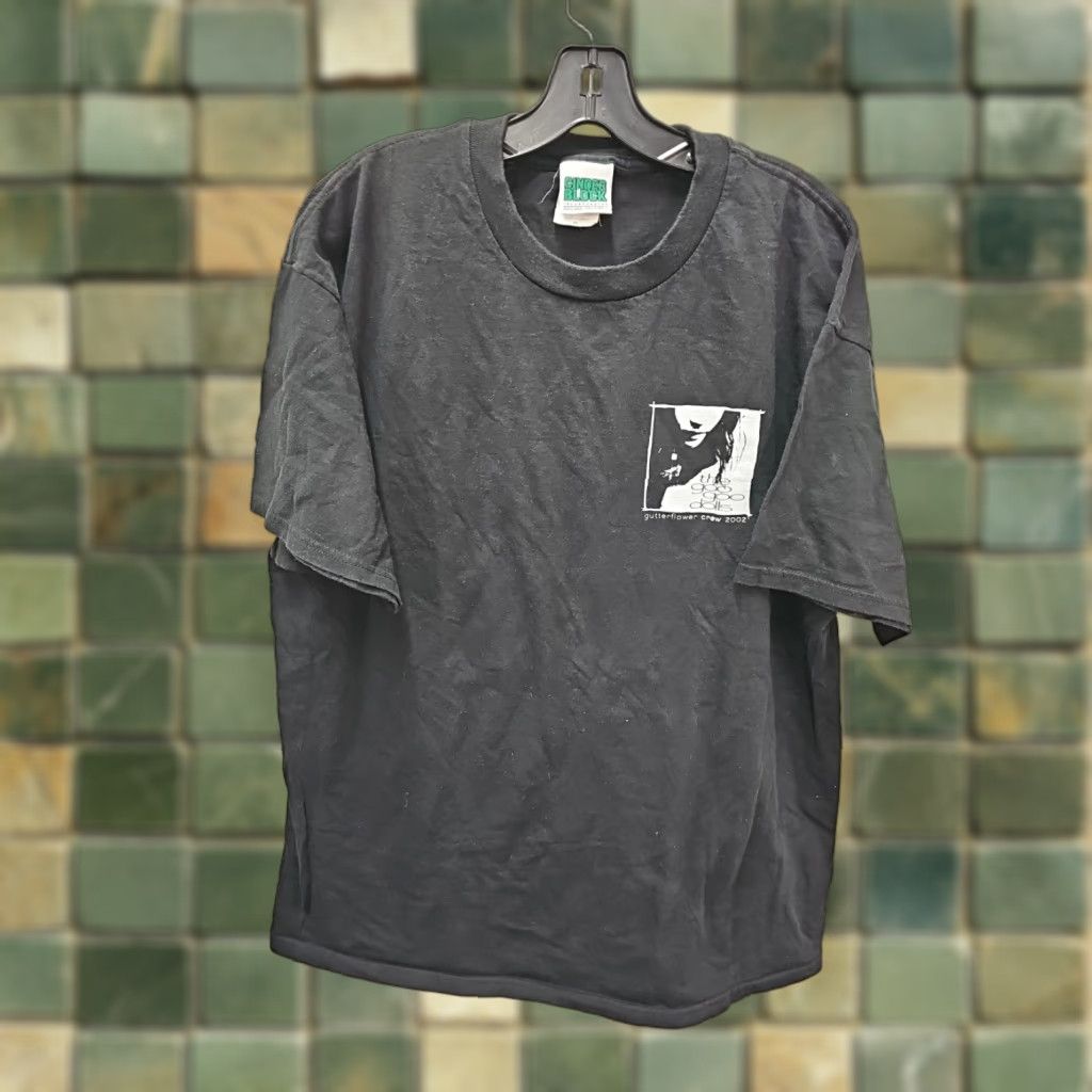 Vintage Vintage 2002 Goo Goo Dolls Gutterflower Crew Shirt XL Black Graphic Tee Mens Size US XL / EU 56 / 4 - 1 Thumbnail