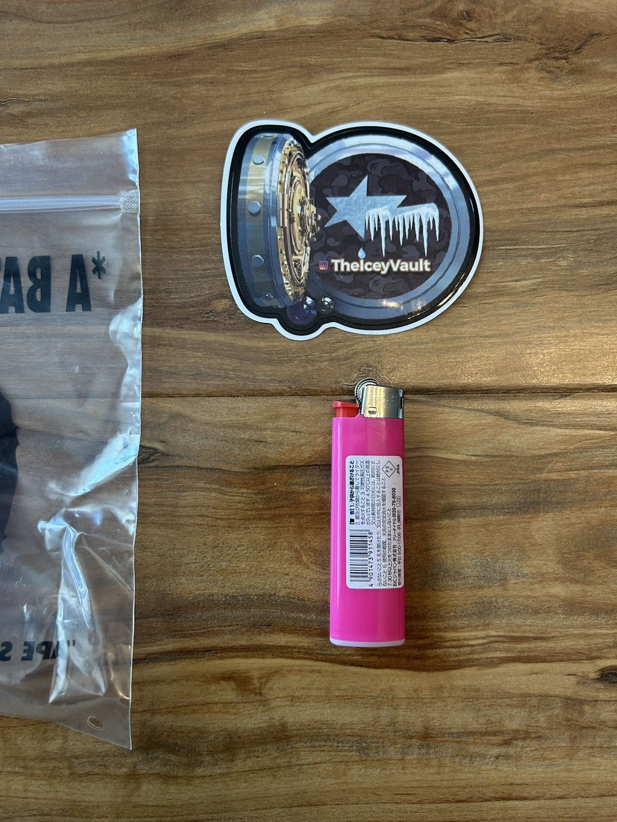 Bape NEW Bape Pink Slim Bic Lighter Size ONE SIZE - 4 Thumbnail