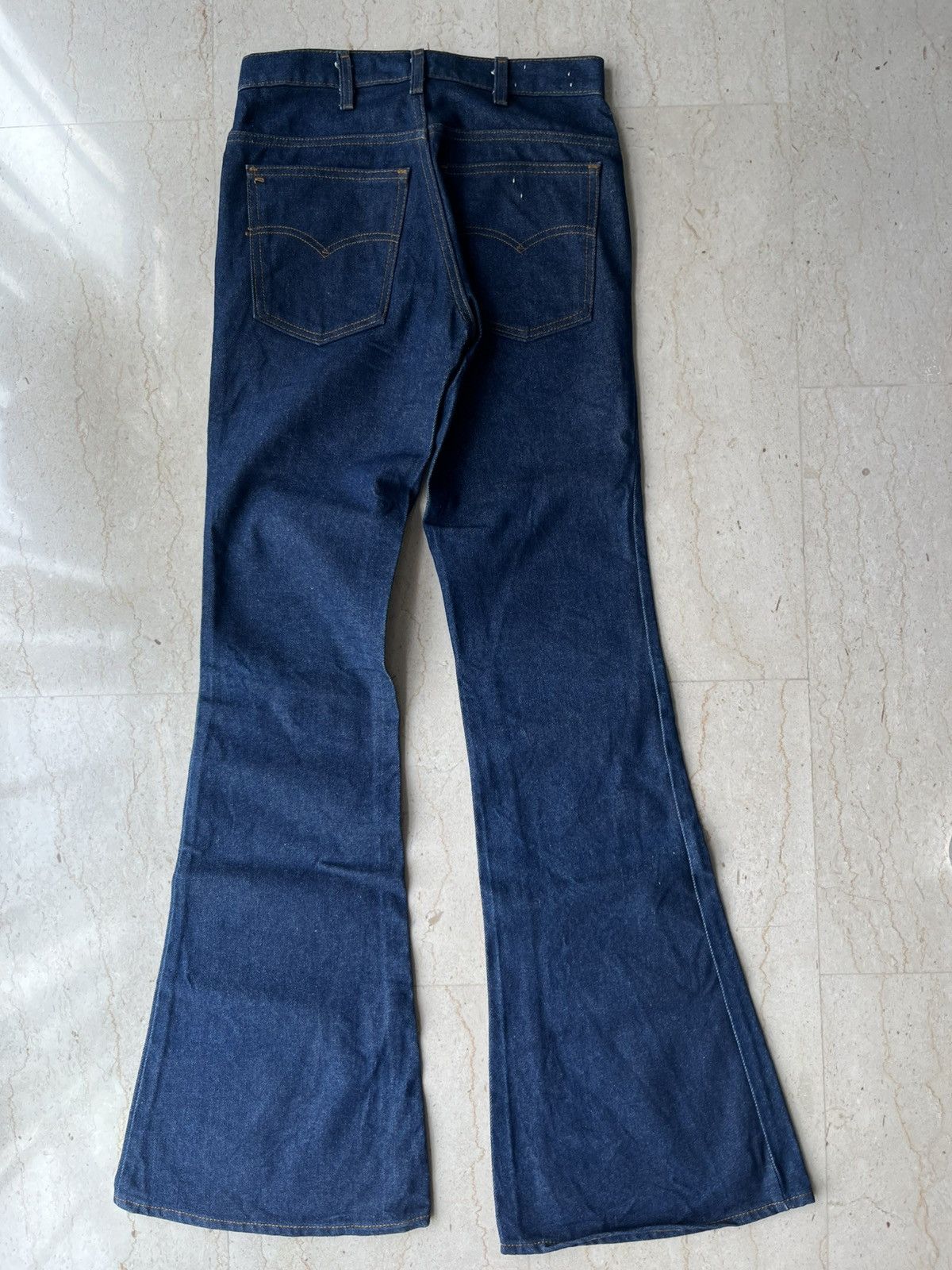 Levi's Deadstock Vintage 1970s Levis 684 Bellbottom Jeans Size US 29 - 2 Thumbnail