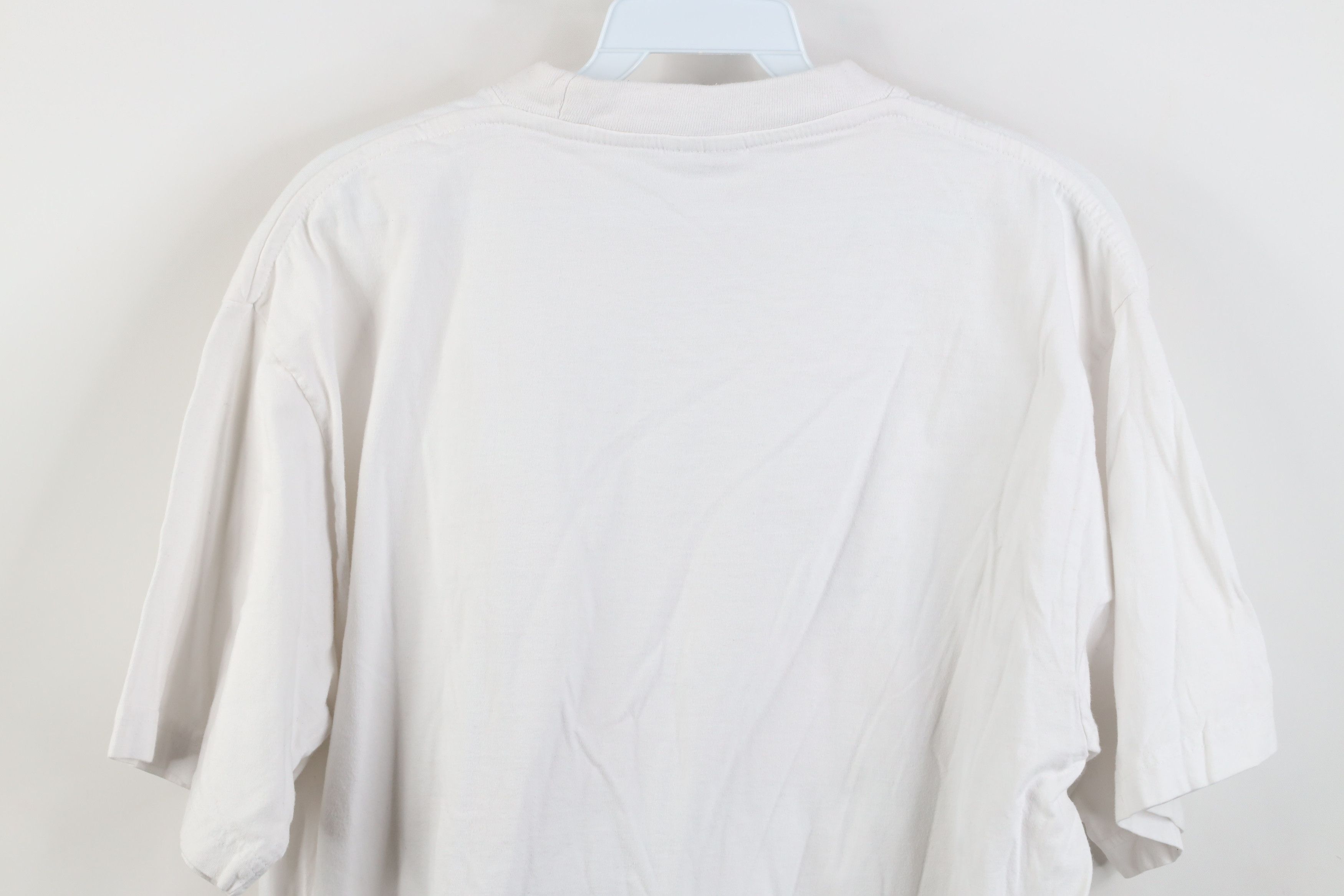 Vintage Vintage 90s European River Cruising Map T-Shirt White Cotton Size XL / US 12-14 / IT 48-50 - 11 Thumbnail