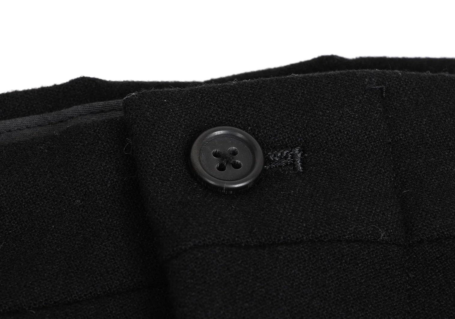 Yohji Yamamoto Yohji Yamamoto Wool Nylon Tapered Pants Black L Size US 38 / EU 54 - 4 Thumbnail