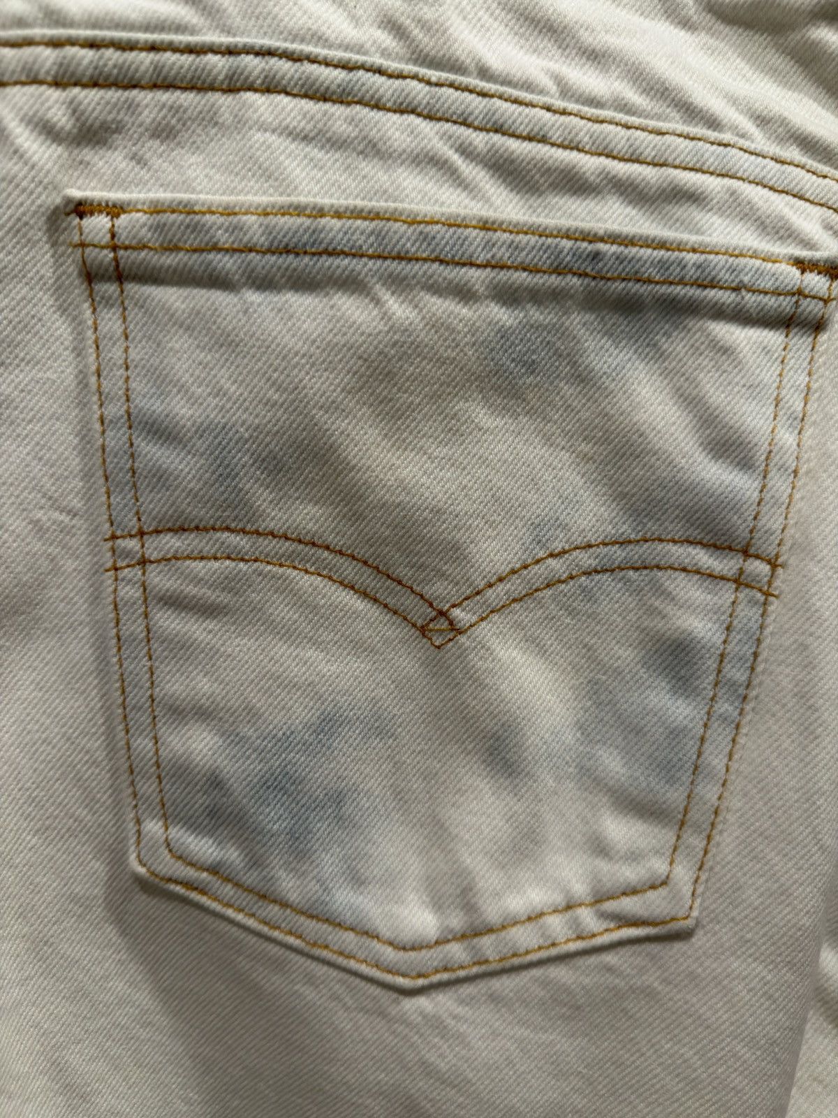 Levi's Vintage Clothing Vintage 1970's Levi's 517 White/Blue Flared Denim Size US 34 / EU 50 - 4 Thumbnail