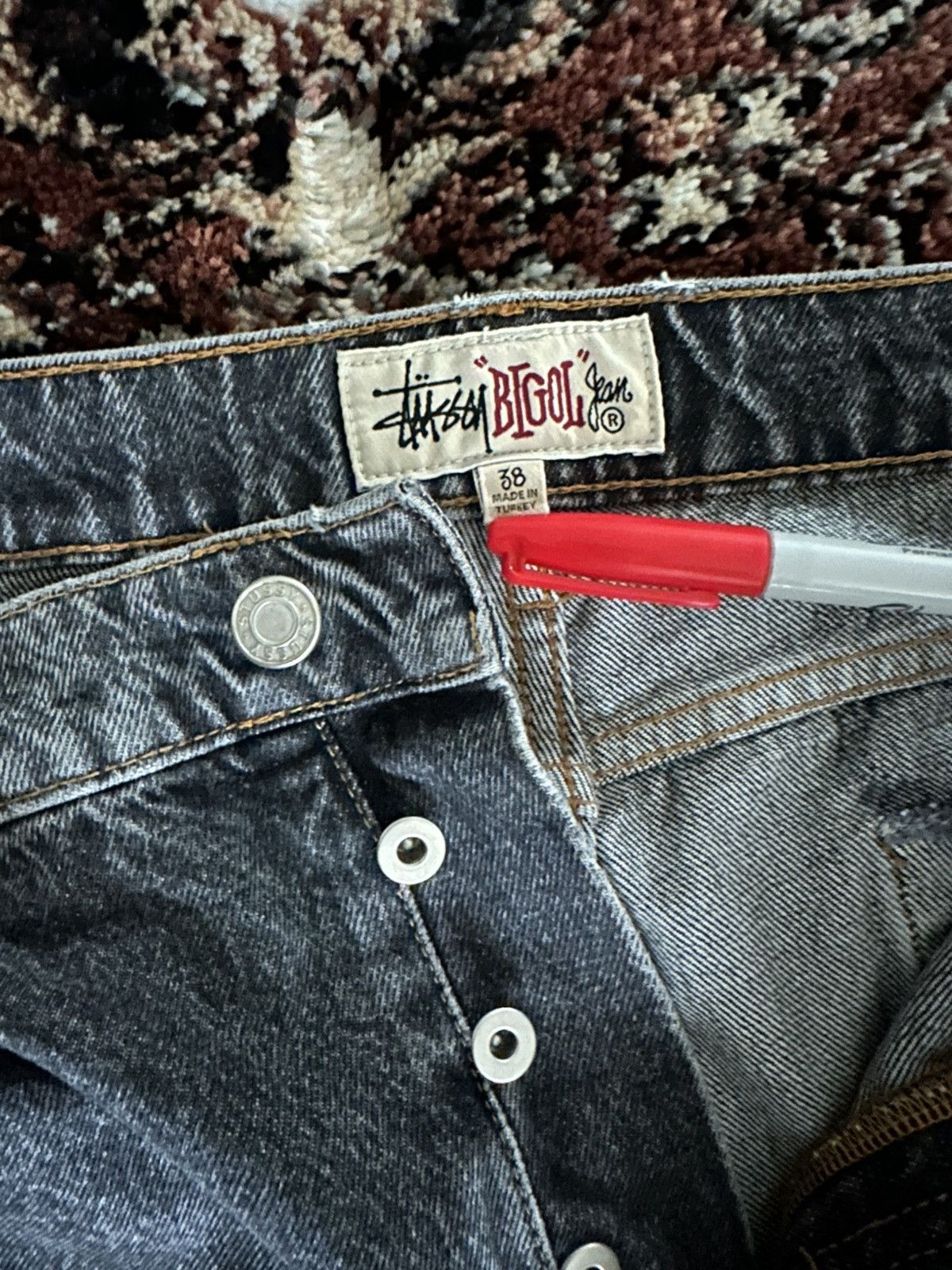Stussy Big Ol' Jean City Print Size US 38 / EU 54 - 3 Thumbnail