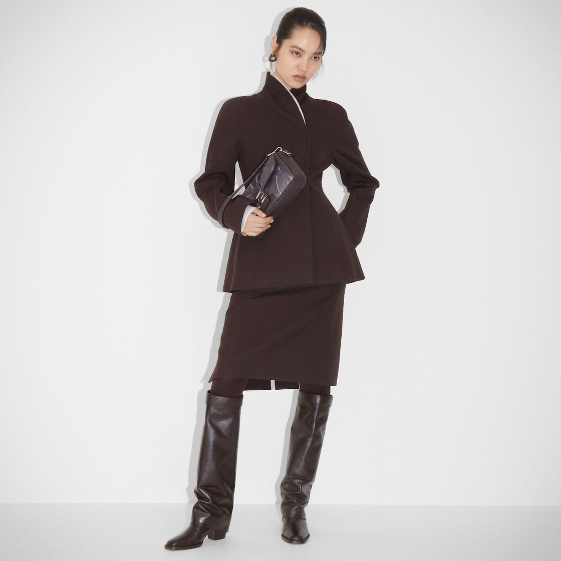 Fendi o1loc1c0426 Jacket in Dark Purple Size L / US 10 / IT 46 - 4 Thumbnail