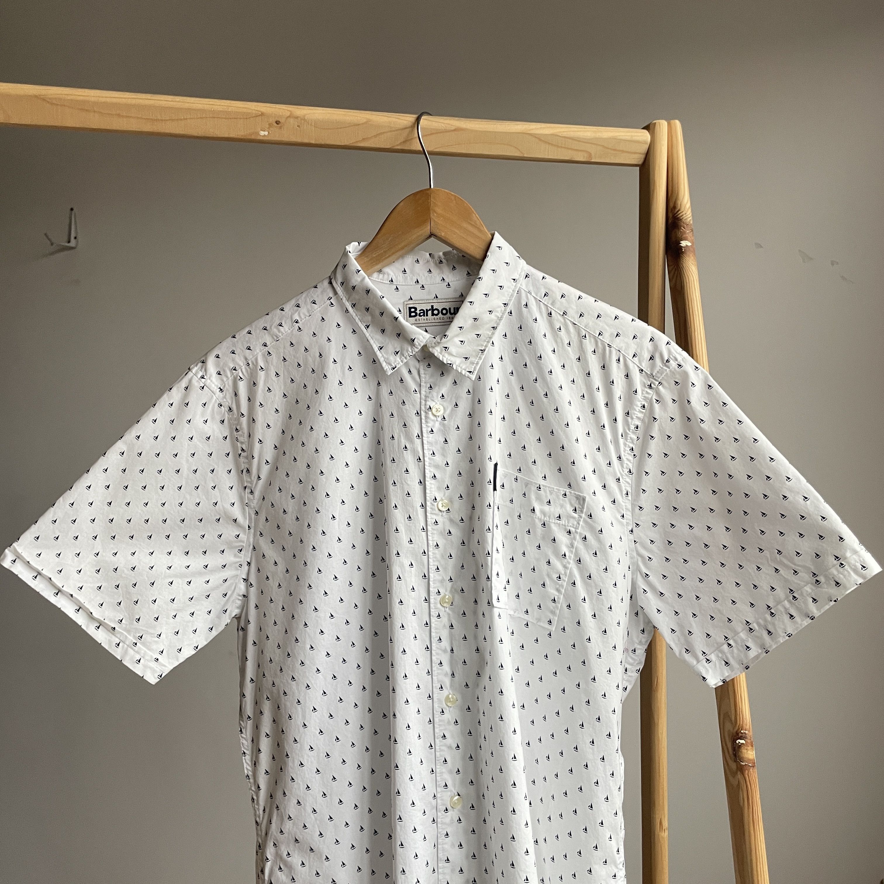 Barbour Barbour Summer Print Short Sleeve Shirt Size M Size US M / EU 48-50 / 2 - 3 Thumbnail
