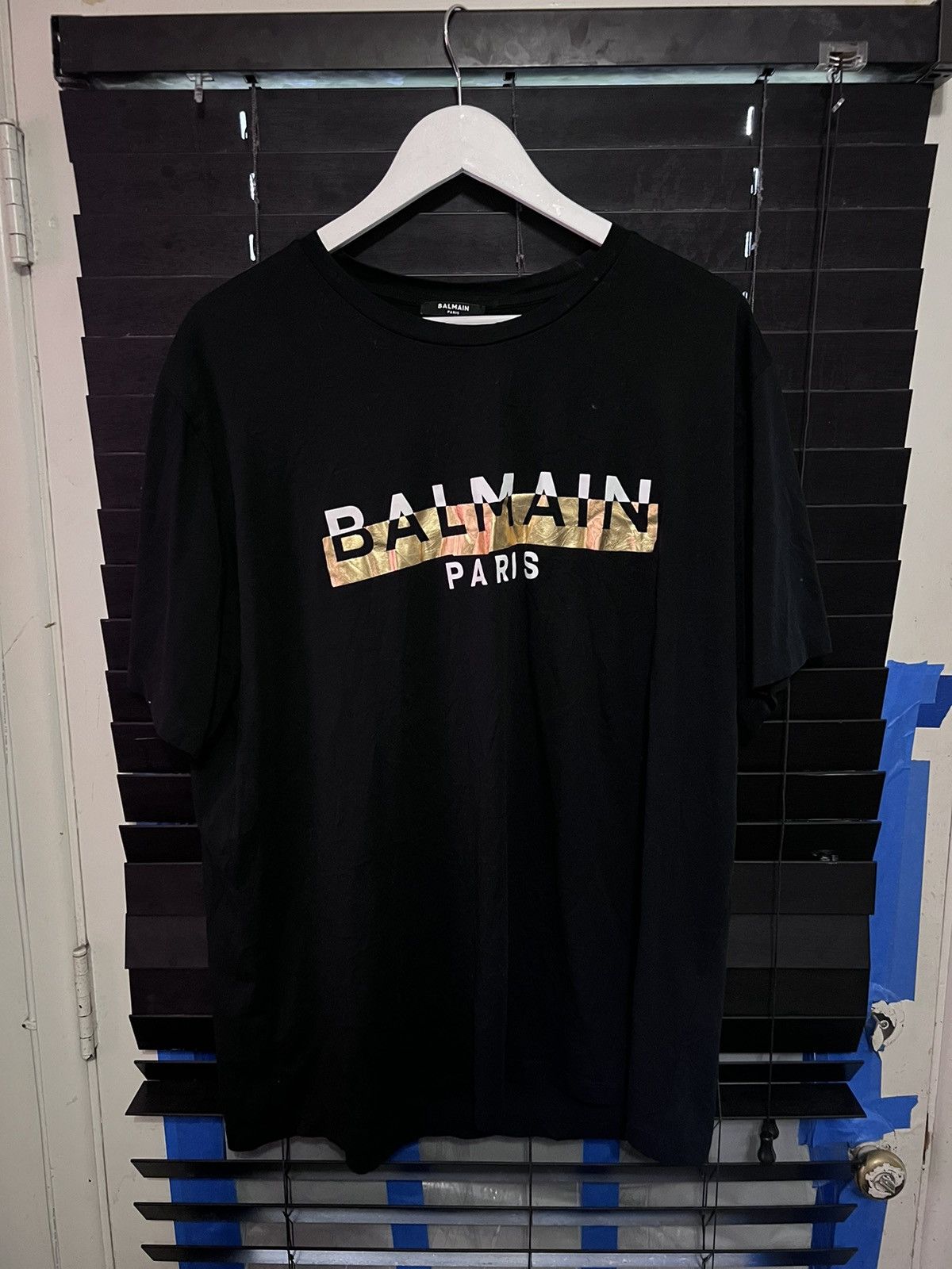 image of Balmain Tee Black, Men's (Size XL)