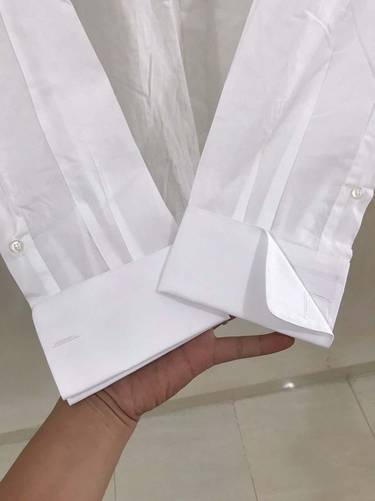 Brioni Brioni Tuxedo Shirt Size US XL / EU 56 / 4 - 5 Thumbnail