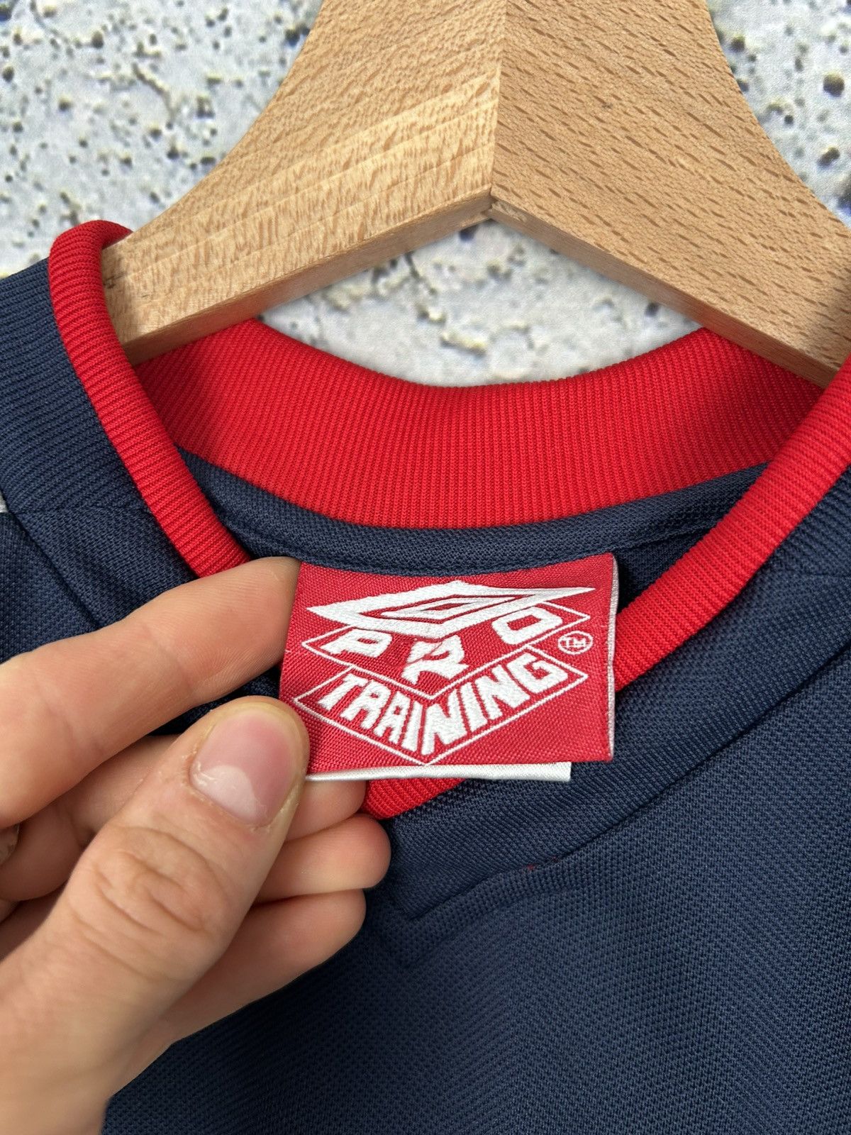 Umbro Vintage Umbro Pro Training Jersey Football Sport 90s Size US M / EU 48-50 / 2 - 7 Thumbnail