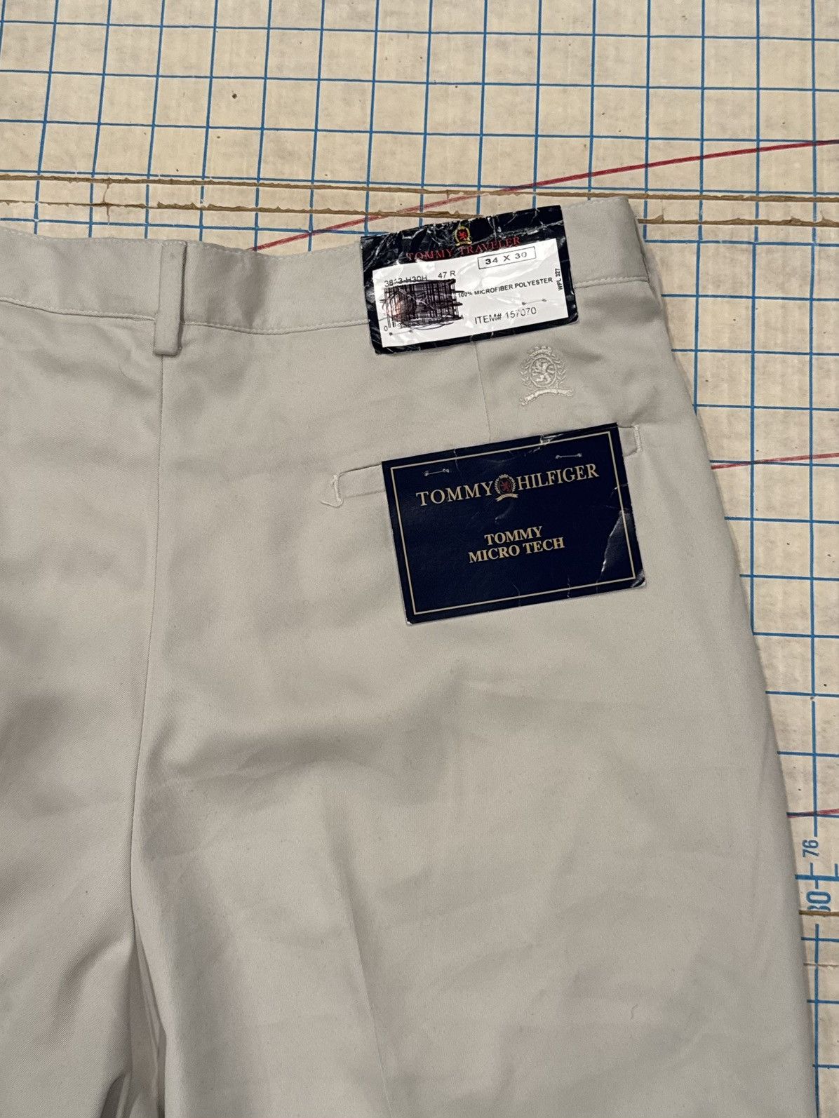 Tommy Hilfiger Vintage NWT Tommy Hilfiger Micro Tech Lightweight Pants 34 Size US 34 / EU 50 - 12 Thumbnail