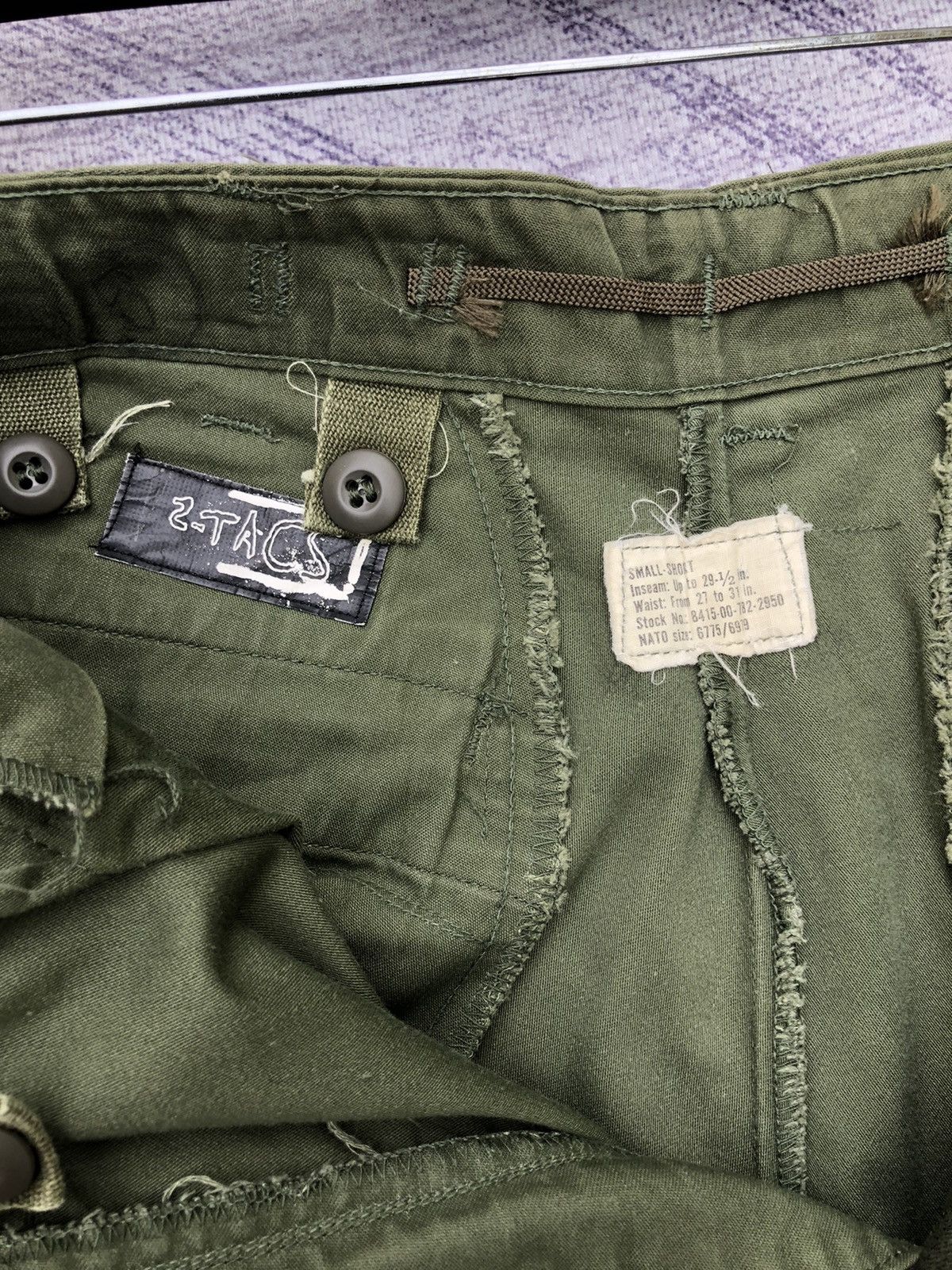 Designer × Vintage Very Rare Cargo Pants Art Colour Paint W30 x L37 Size US 30 / EU 46 - 12 Thumbnail