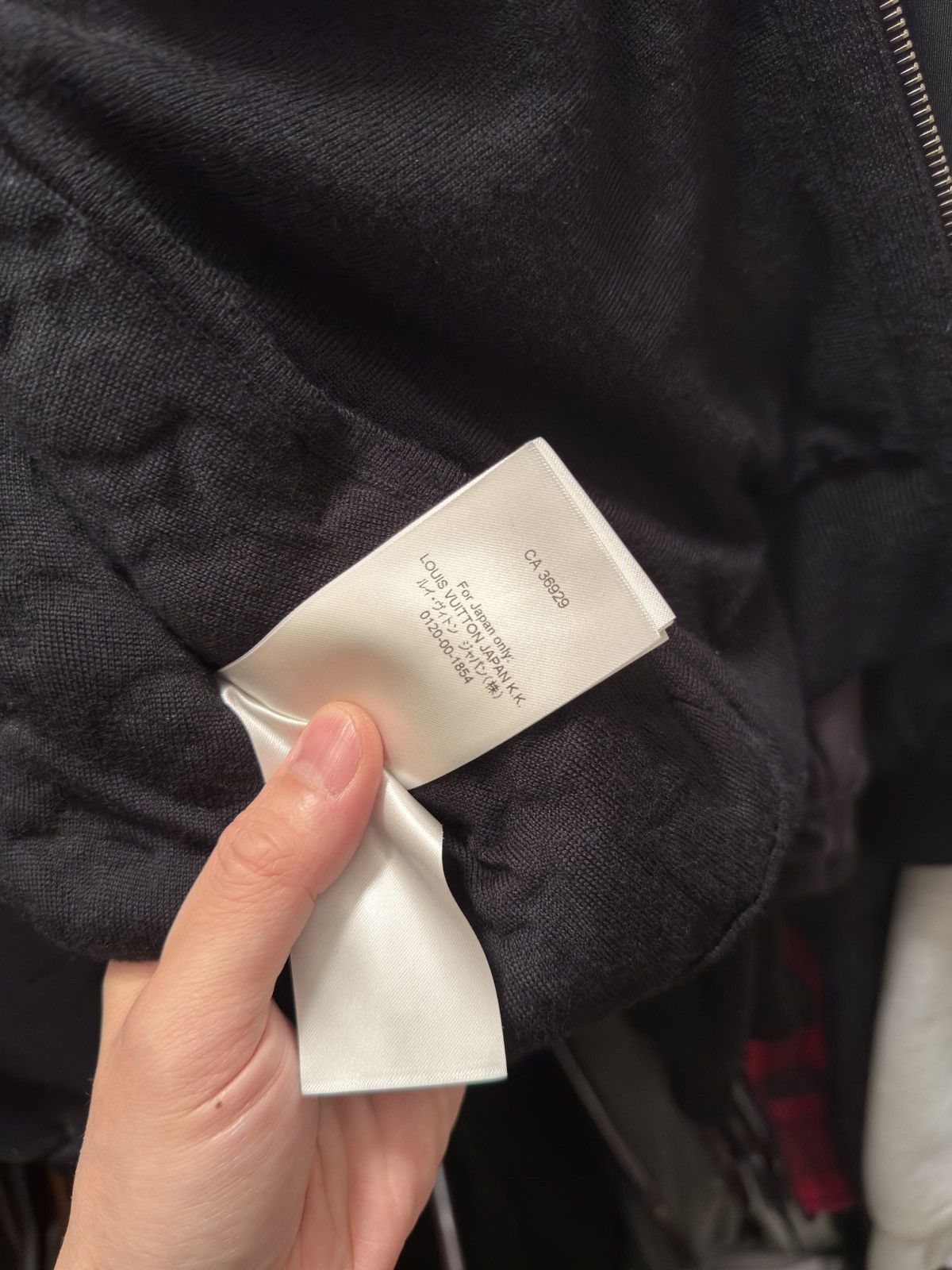 Louis Vuitton Louis Vuitton Bomber - Black Wool Padded Bomber Size US L / EU 52-54 / 3 - 7 Thumbnail