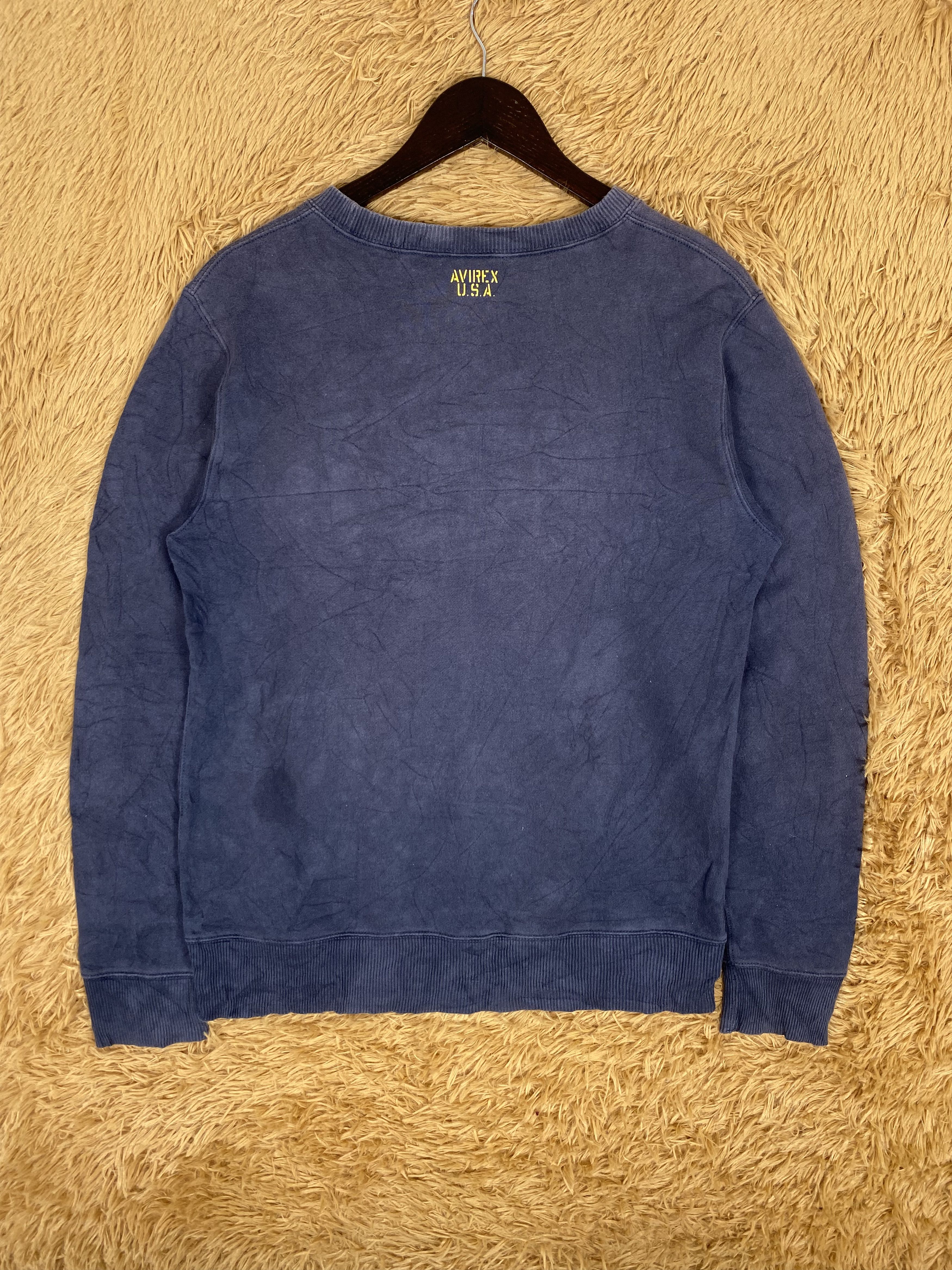 Avirex Vintage Avirex Big Logo Sweatshirts PS0157 Size US M / EU 48-50 / 2 - 4 Thumbnail