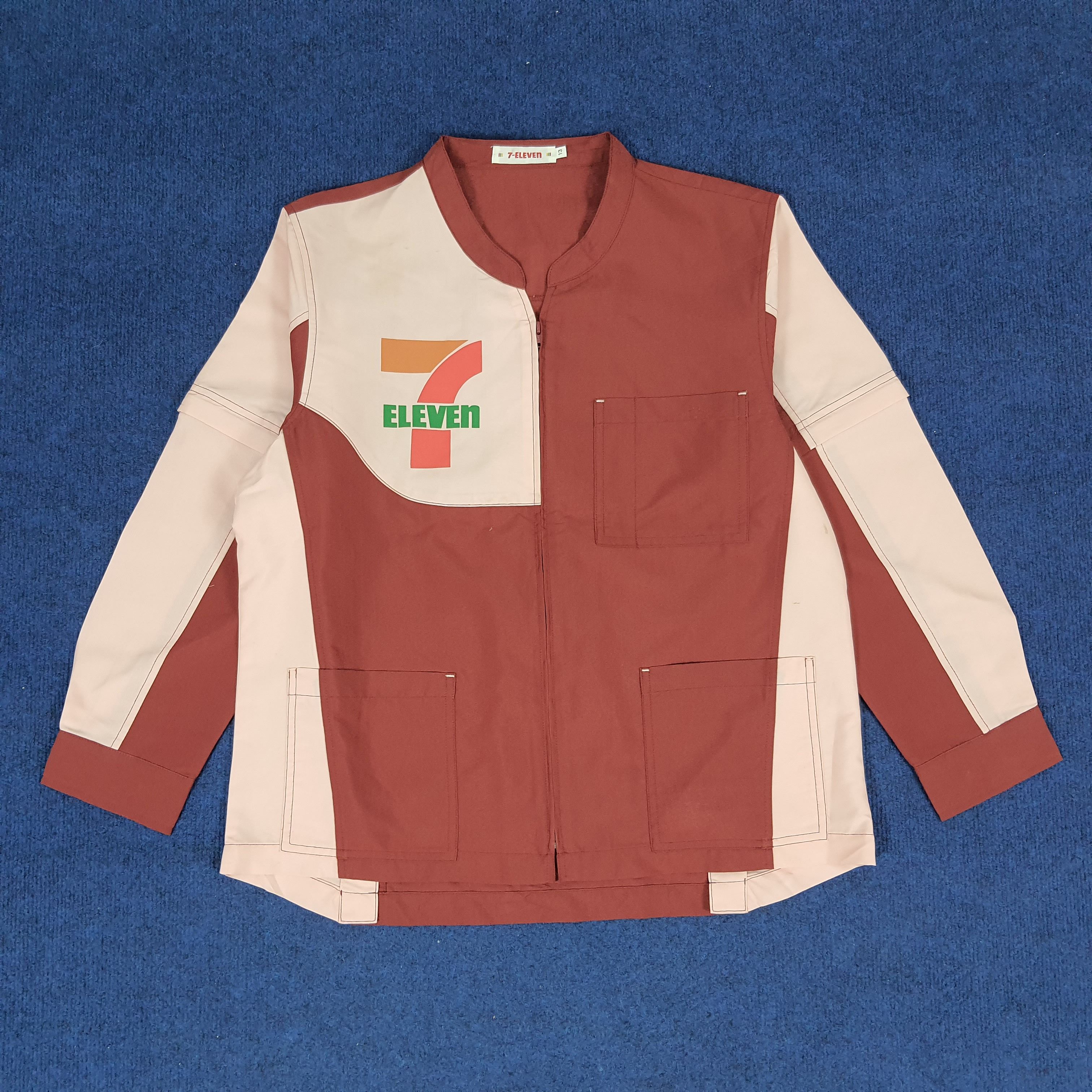 Japanese Brand × Vintage Vintage 7 Eleven Japanese Uniform Staff Shirt Size M / US 6-8 / IT 42-44 - 1 Thumbnail