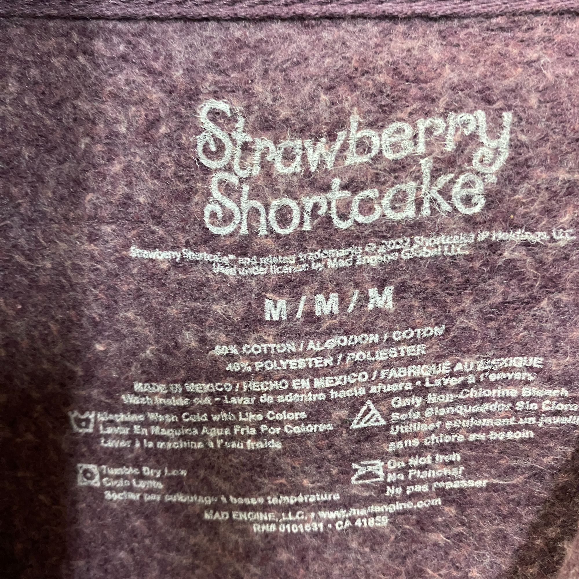 Strawberry Strawberry Shortcake Life is Sweet Slogan Hoodie size Medium Size US M / EU 48-50 / 2 - 4 Thumbnail