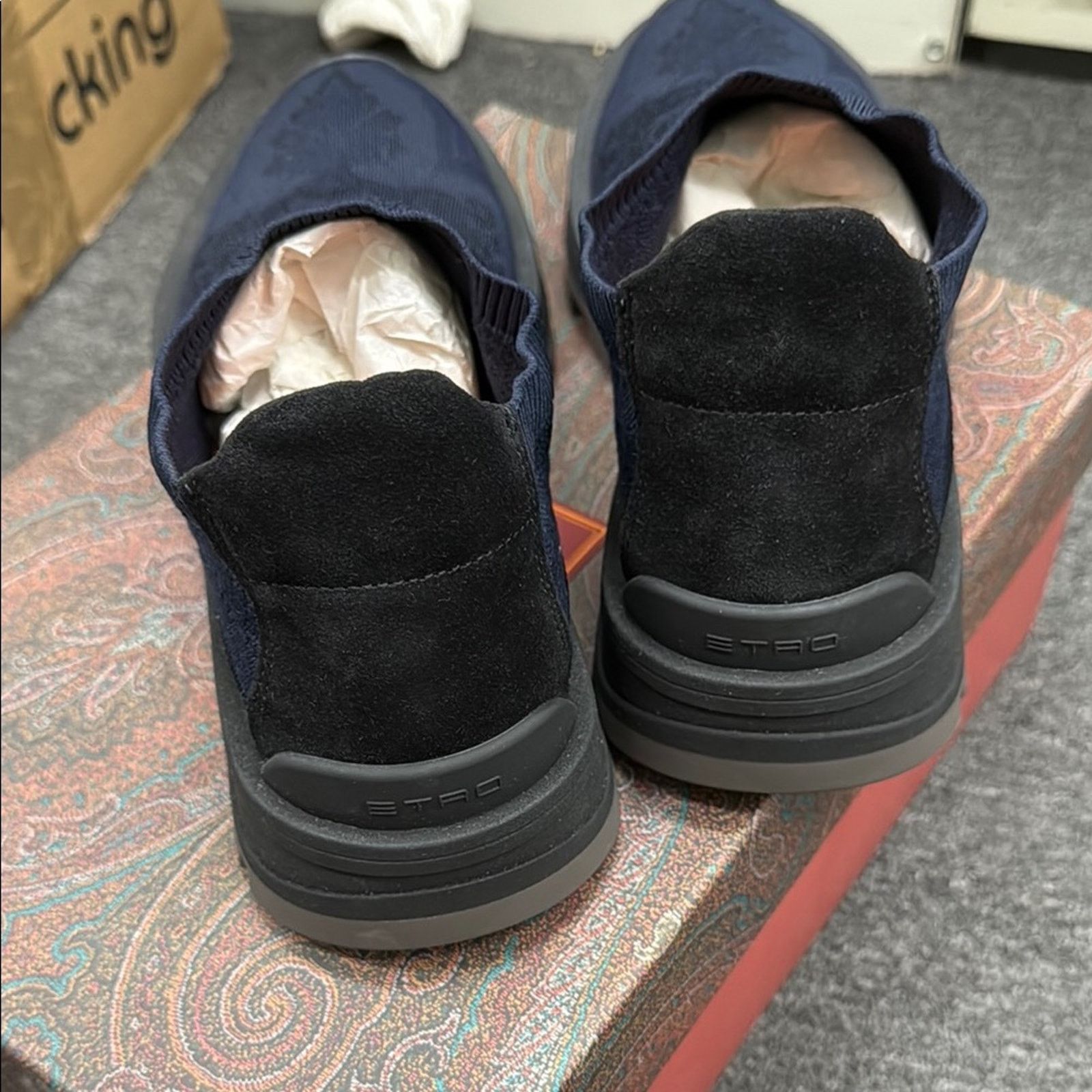 Etro NWT Etro Men's Blue Slip-On Shoes Size 41 US 8 Size US 8 / EU 41 - 4 Thumbnail