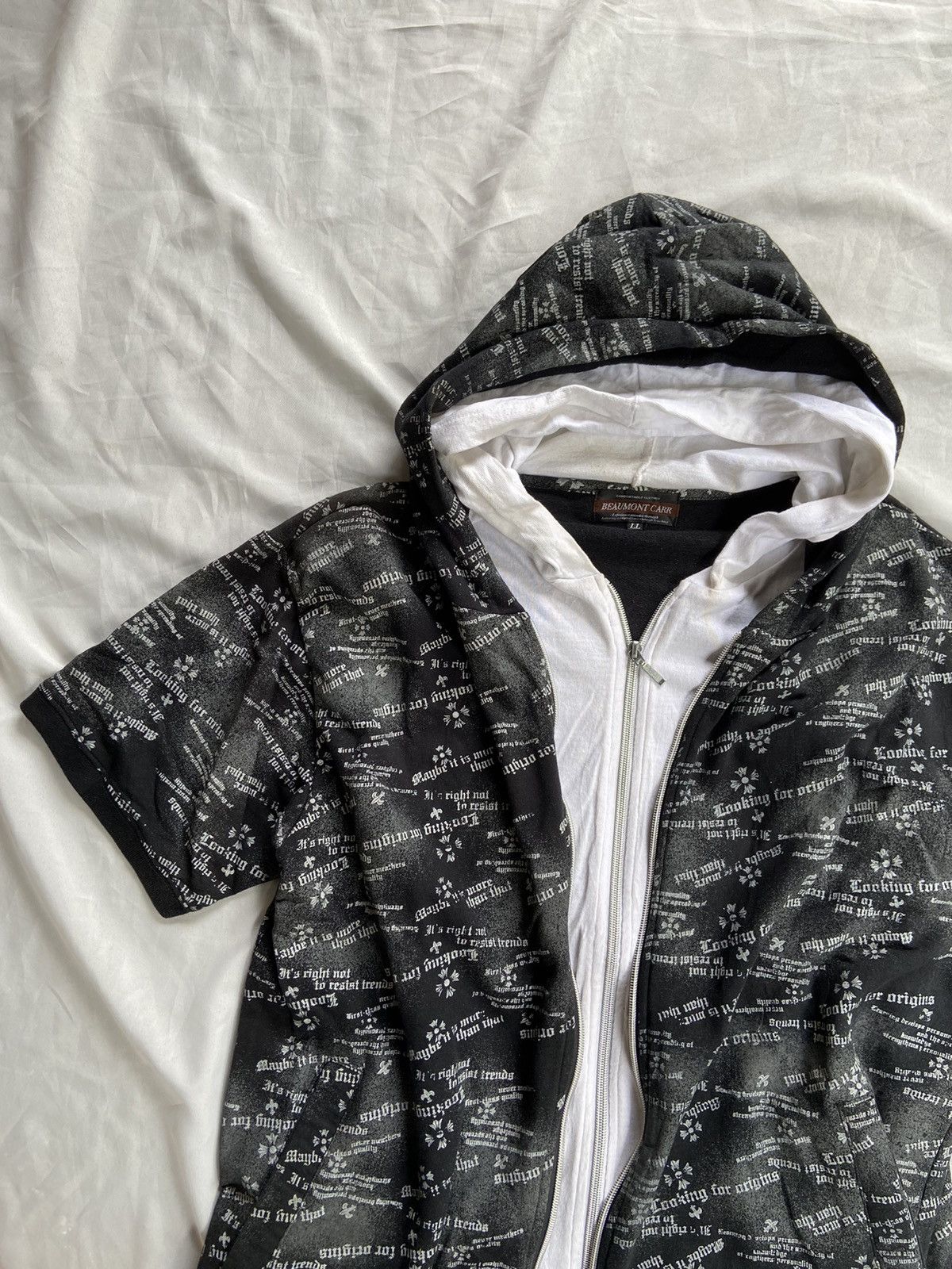 Japanese Brand MAYBE ITS MORE THAN THAT DOUBLE LAYER BEAUMONT CARR ZIP Size US XL / EU 56 / 4 - 15 Thumbnail