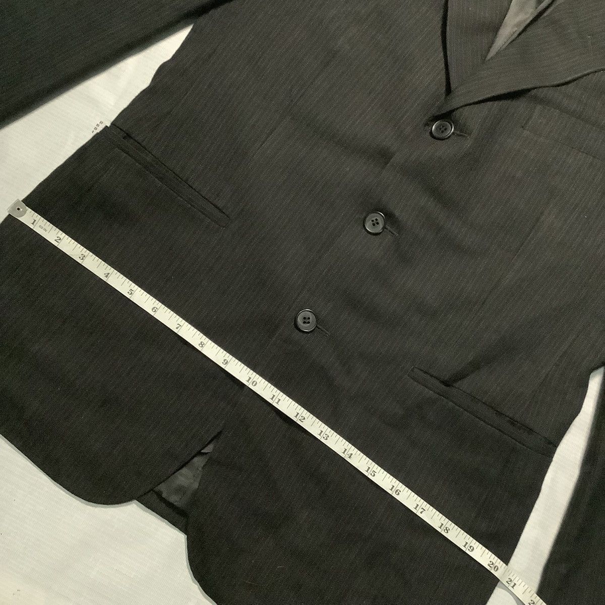 Yohji Yamamoto Yohji Yamamoto A.A.R Stripe Blazer 2014 Size 42R - 13 Thumbnail