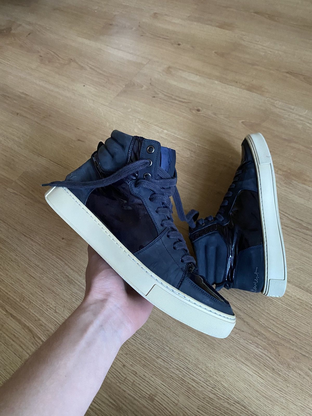 Yves Saint Laurent Saint Laurent (YSL) SL/01H High-Top Sneakers Size US 7 / EU 40 - 6 Thumbnail