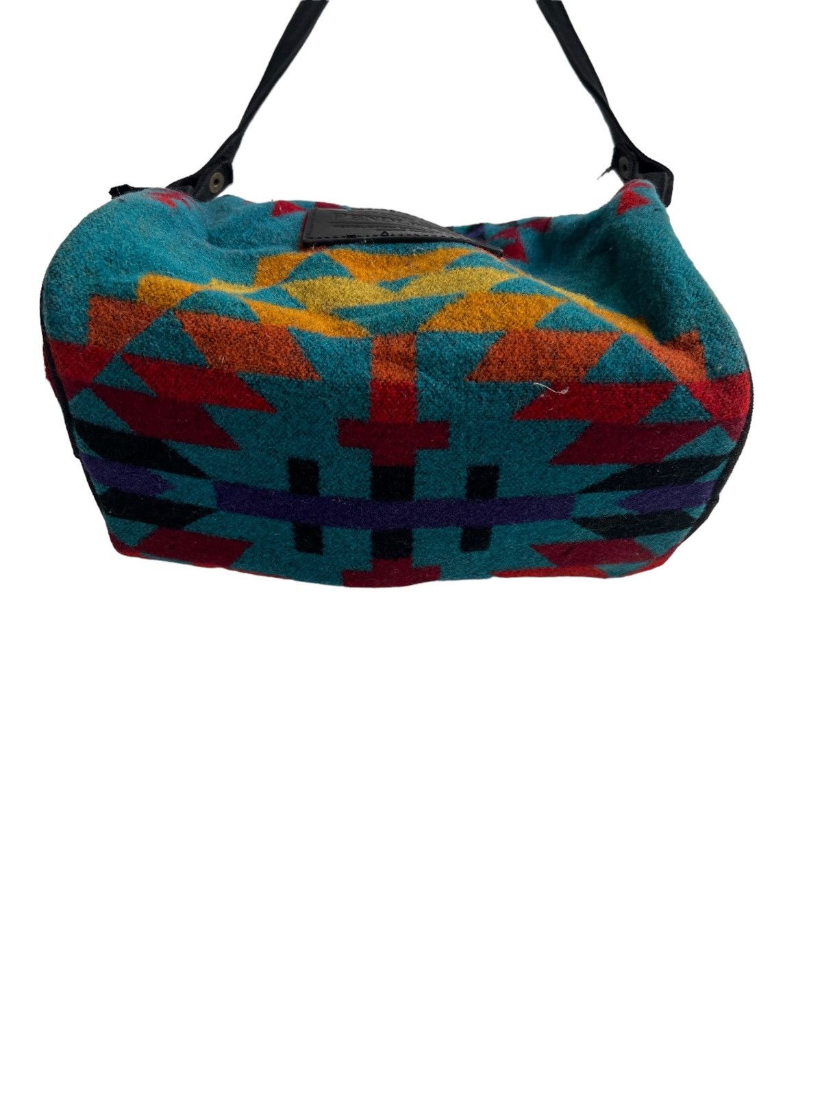 Dry Bones OG Pendleton 🇺🇸 Navajo Printed Wool Small Duffle Gym Bag Size ONE SIZE - 7 Thumbnail