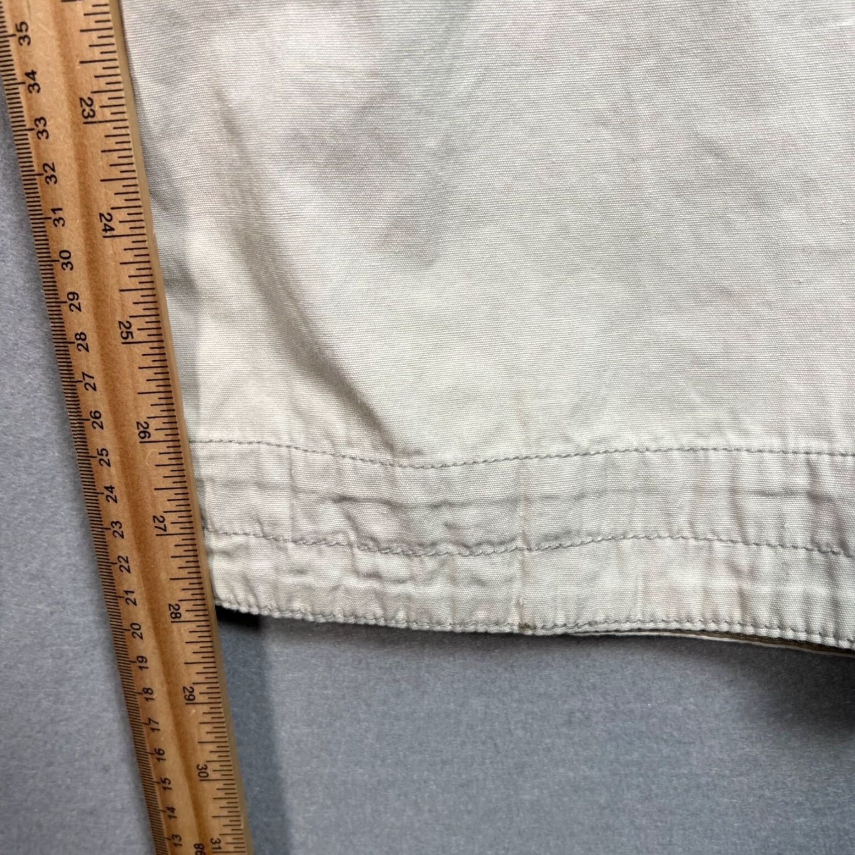 Vintage Wearfirst Mens Beige Cargo Pants 36x30 Straight Fit Y2K Baggy Skater Grunge Size US 36 / EU 52 - 7 Thumbnail
