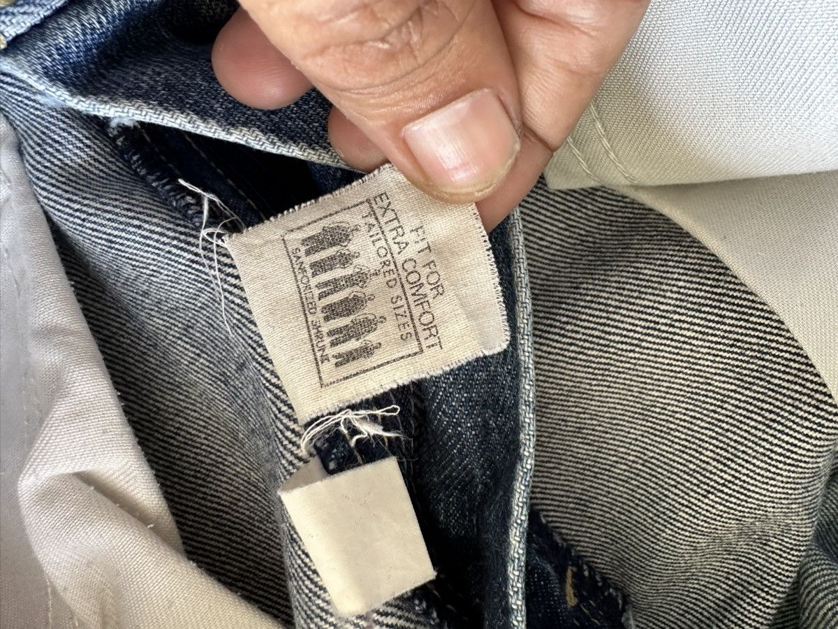 Lee × Vintage Vintage Lee Rider Sanforized 1970s Blue Wash Denim F85 Size US 28 / EU 44 - 11 Thumbnail