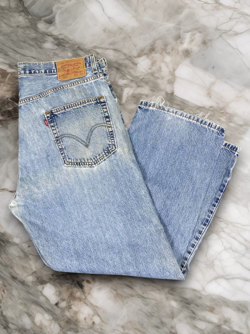Levi's vintage levis 569 loose straight baggy distrssed denim Size US 38 / EU 54 - 1 Thumbnail