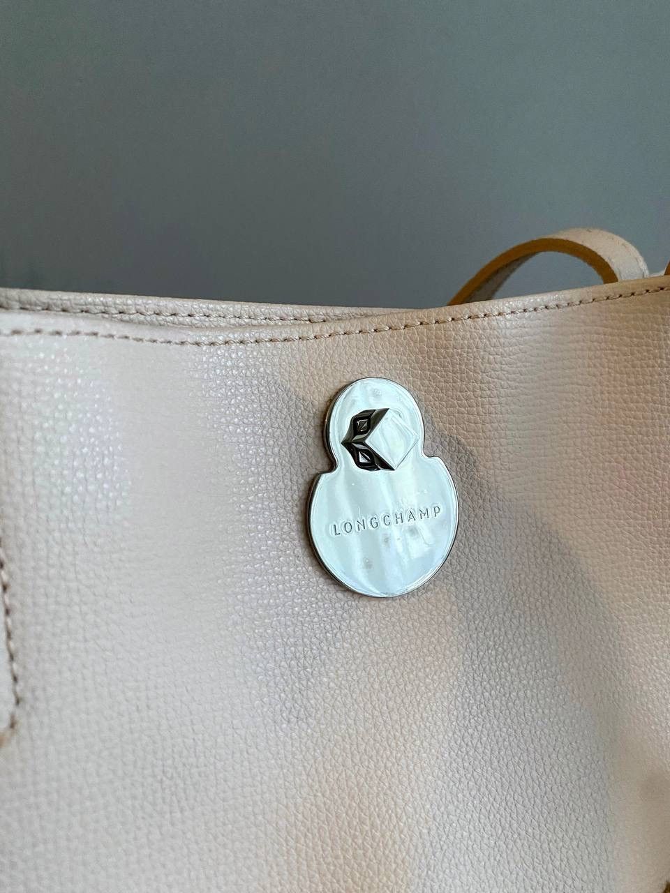 Longchamp Longchamp Shop It Tote Leather Light Pink Hand Bag Size ONE SIZE - 15 Thumbnail